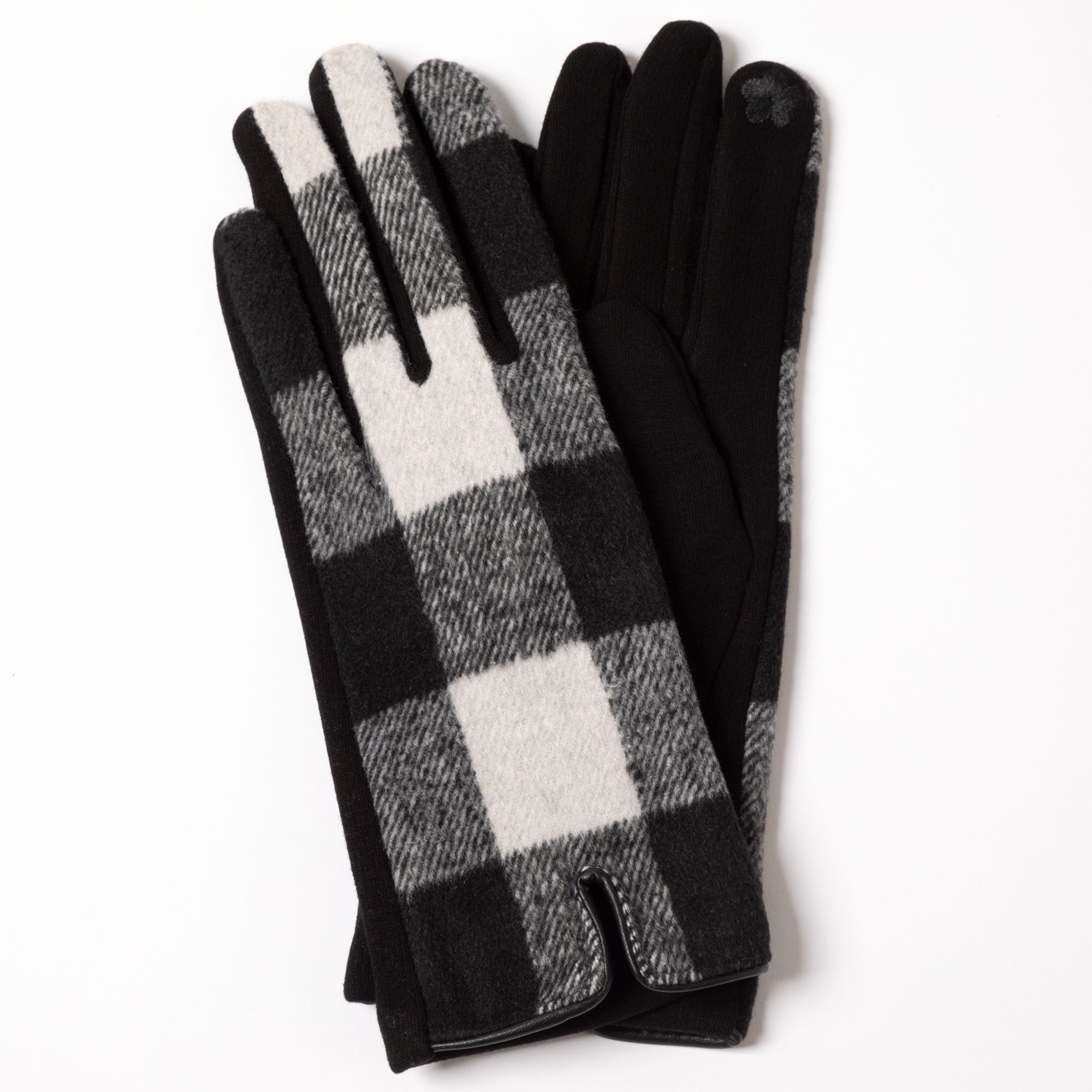 Premium Buffalo Check Touch Screen Gloves - Ultimate Winter Essential