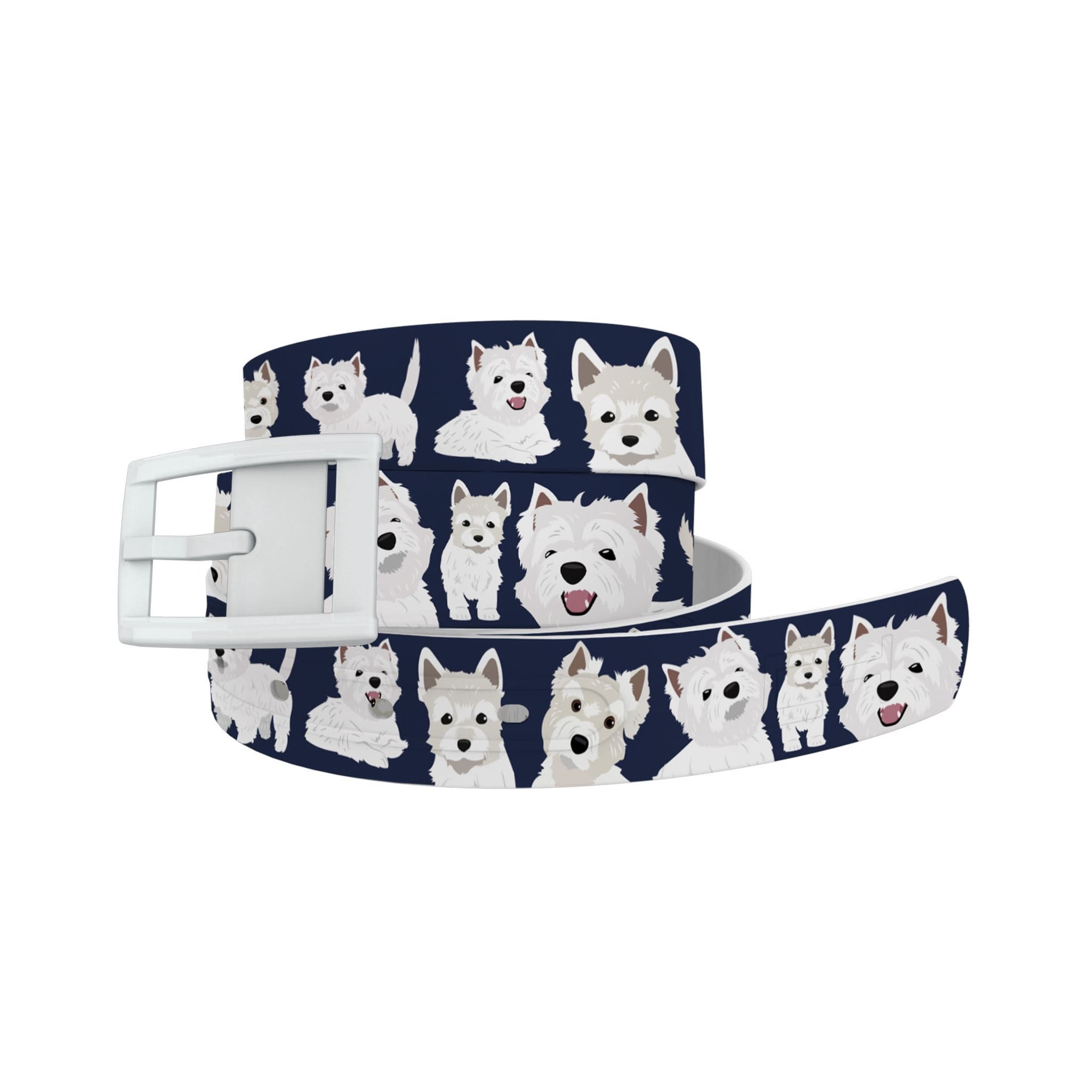 Premium West Highland Terrier Belt with White Buckle - Upgrade Your Style