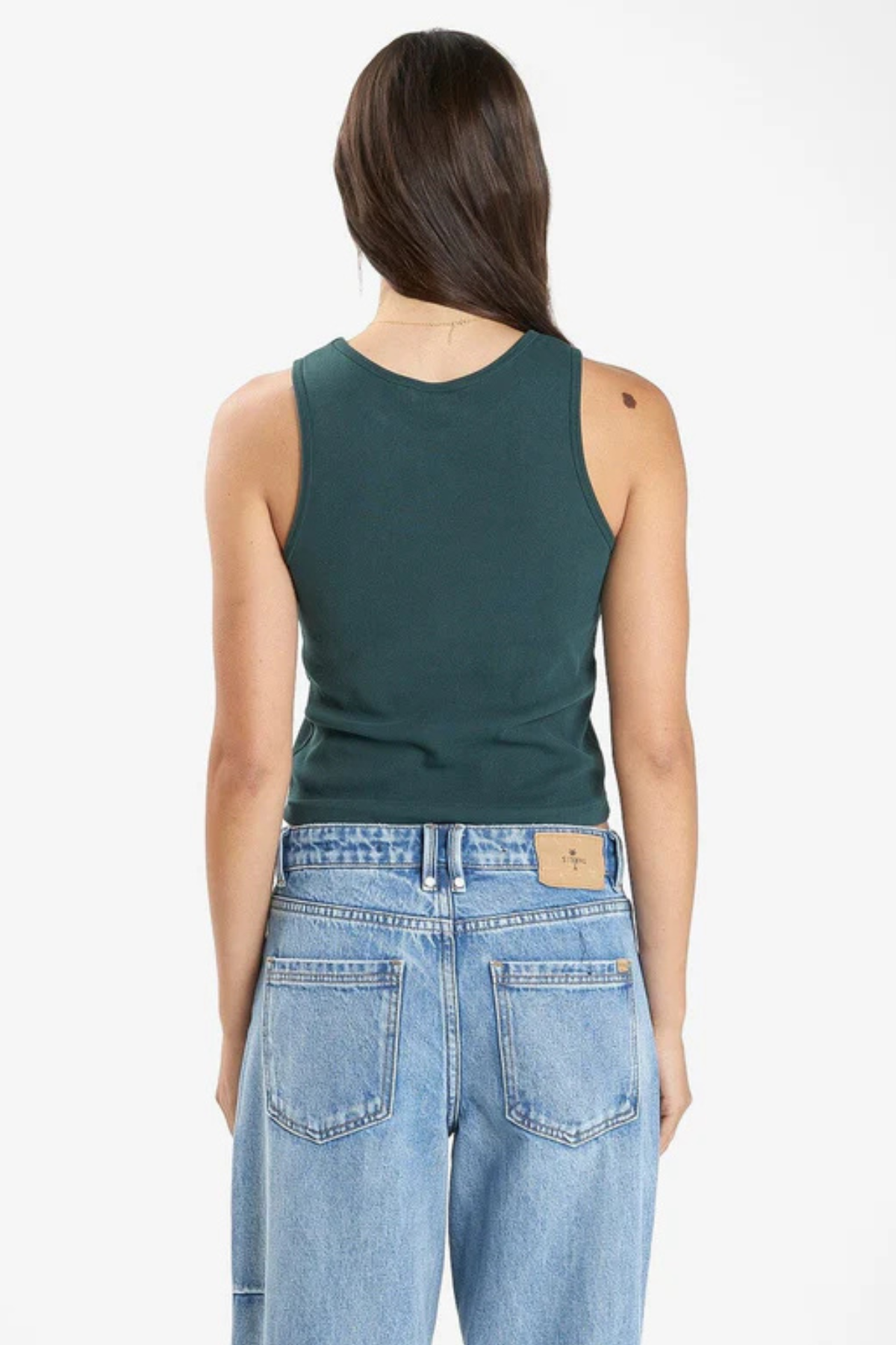 Premium Curve Tank - Dark Jade | Ultimate Comfort & Style