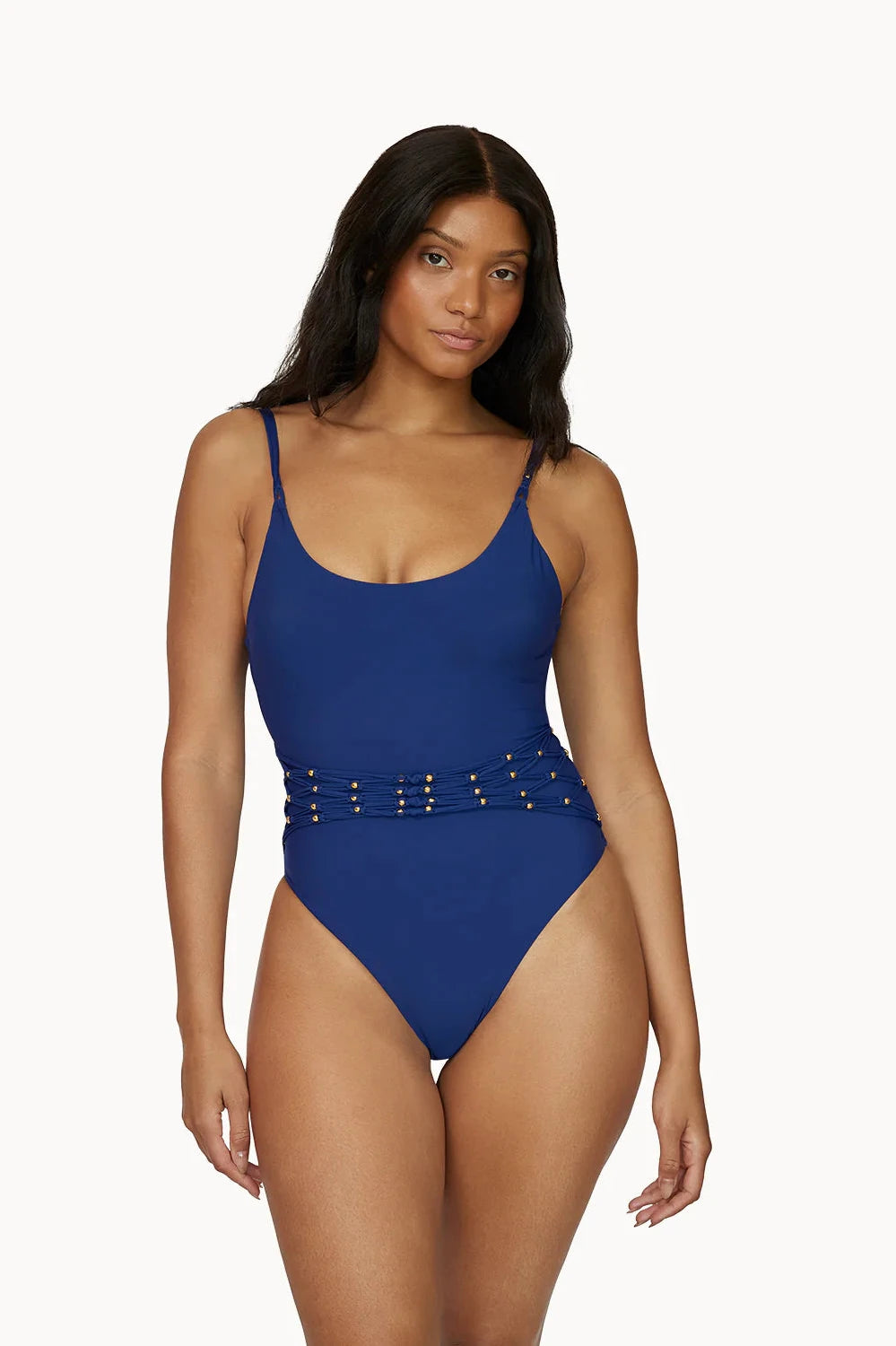 Premium PQ Swim Beaded Brynn One Piece - Sustainable Luxury