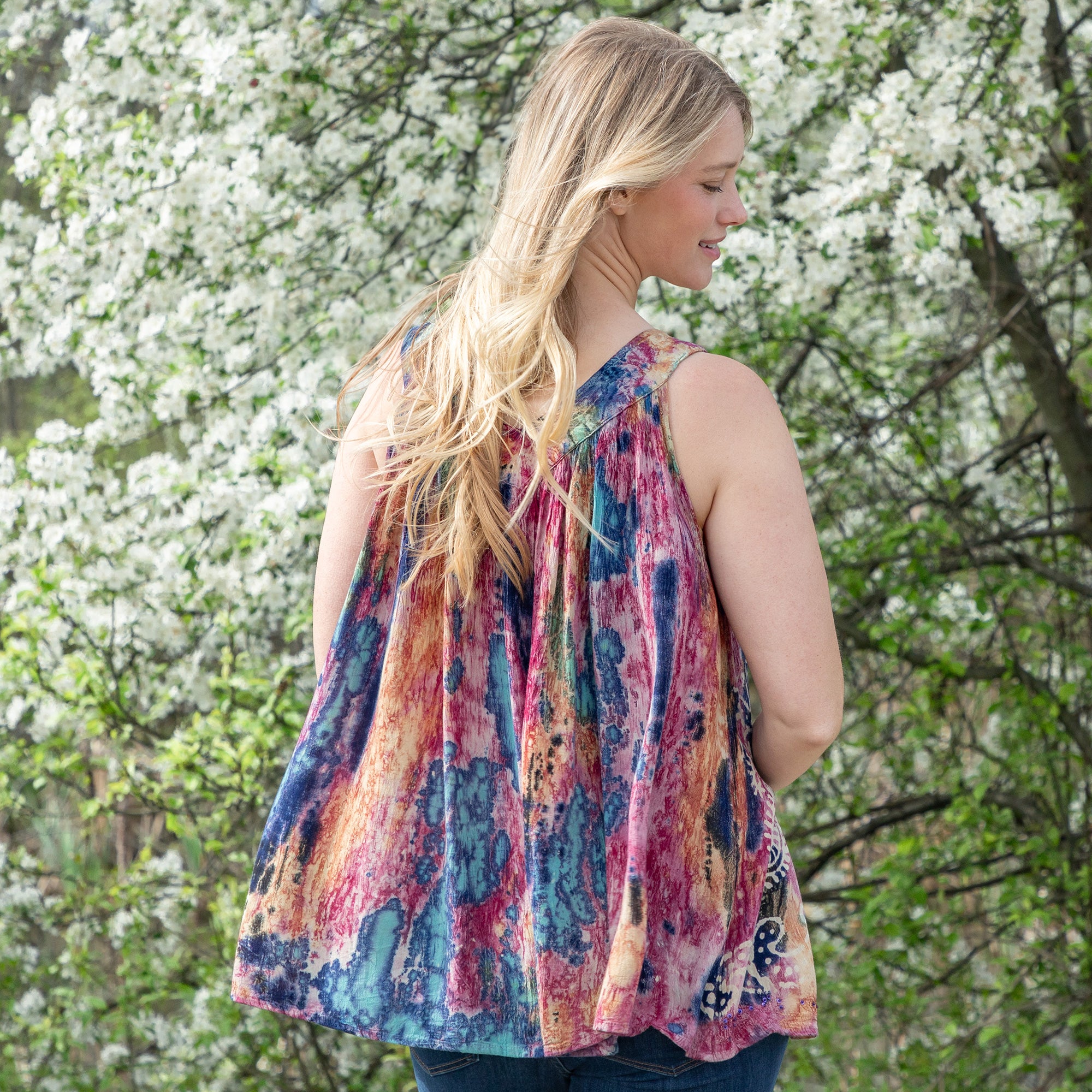 Premium Bohemian Beaded Swirl Tunic