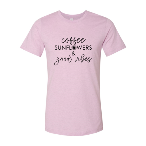 Premium Coffee & Sunflower Vibes T-Shirt - Ultimate Comfort