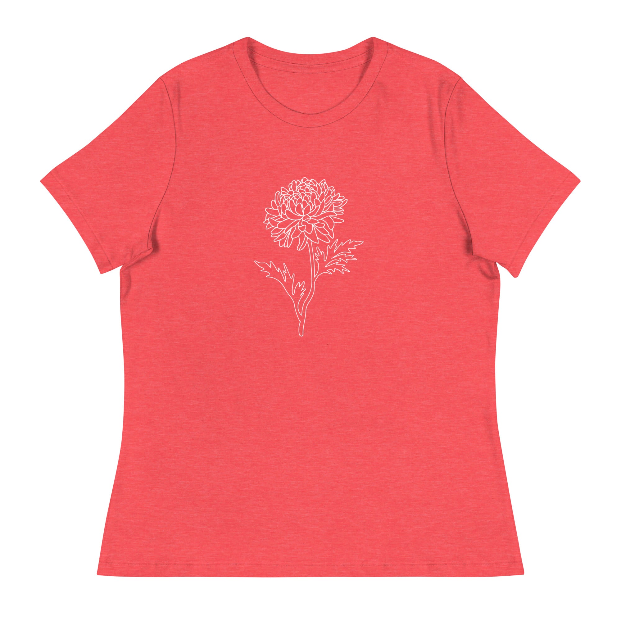 Premium Chrysanthemum Women's Relaxed Fit T-Shirt