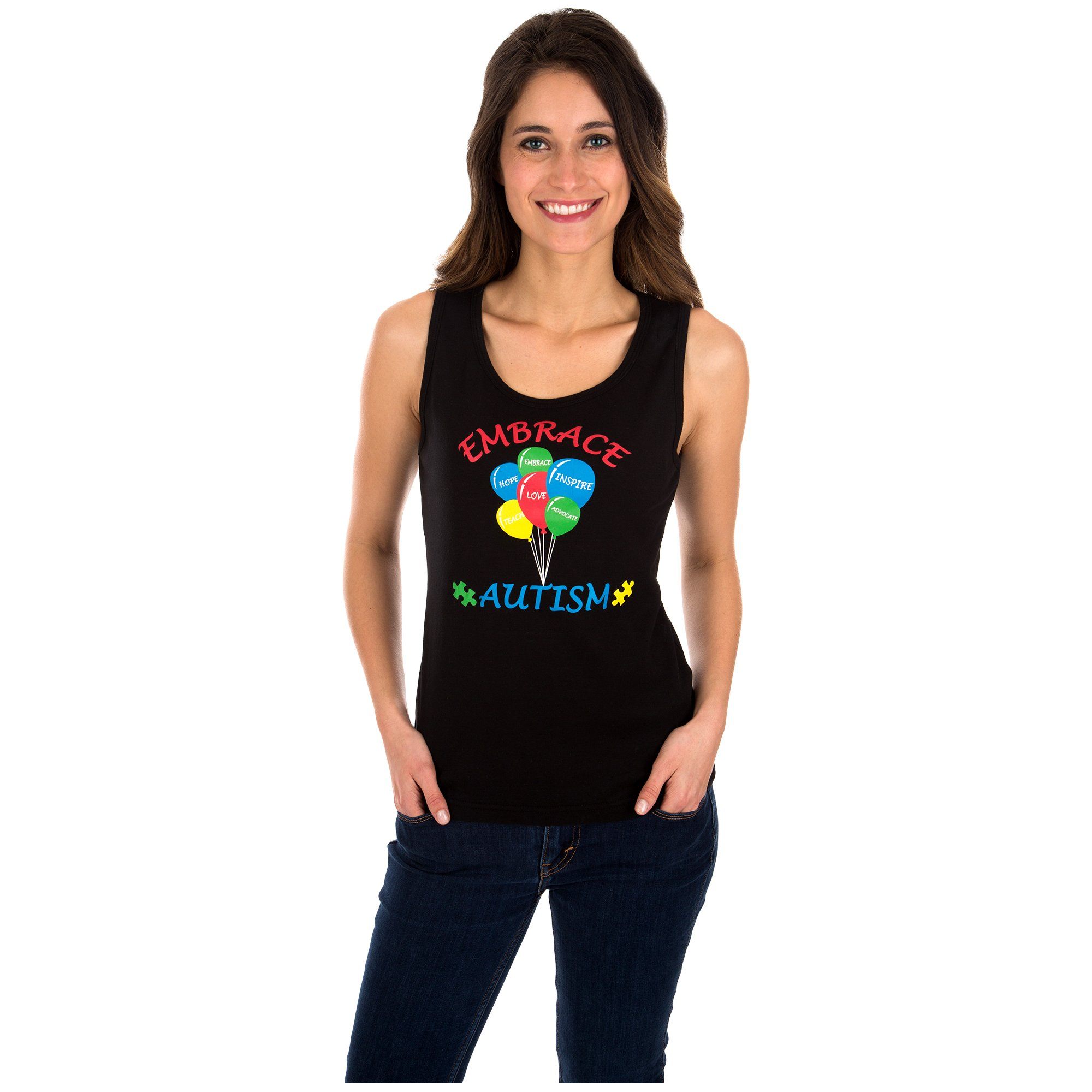 Premium Autism Awareness Balloons Tank Top