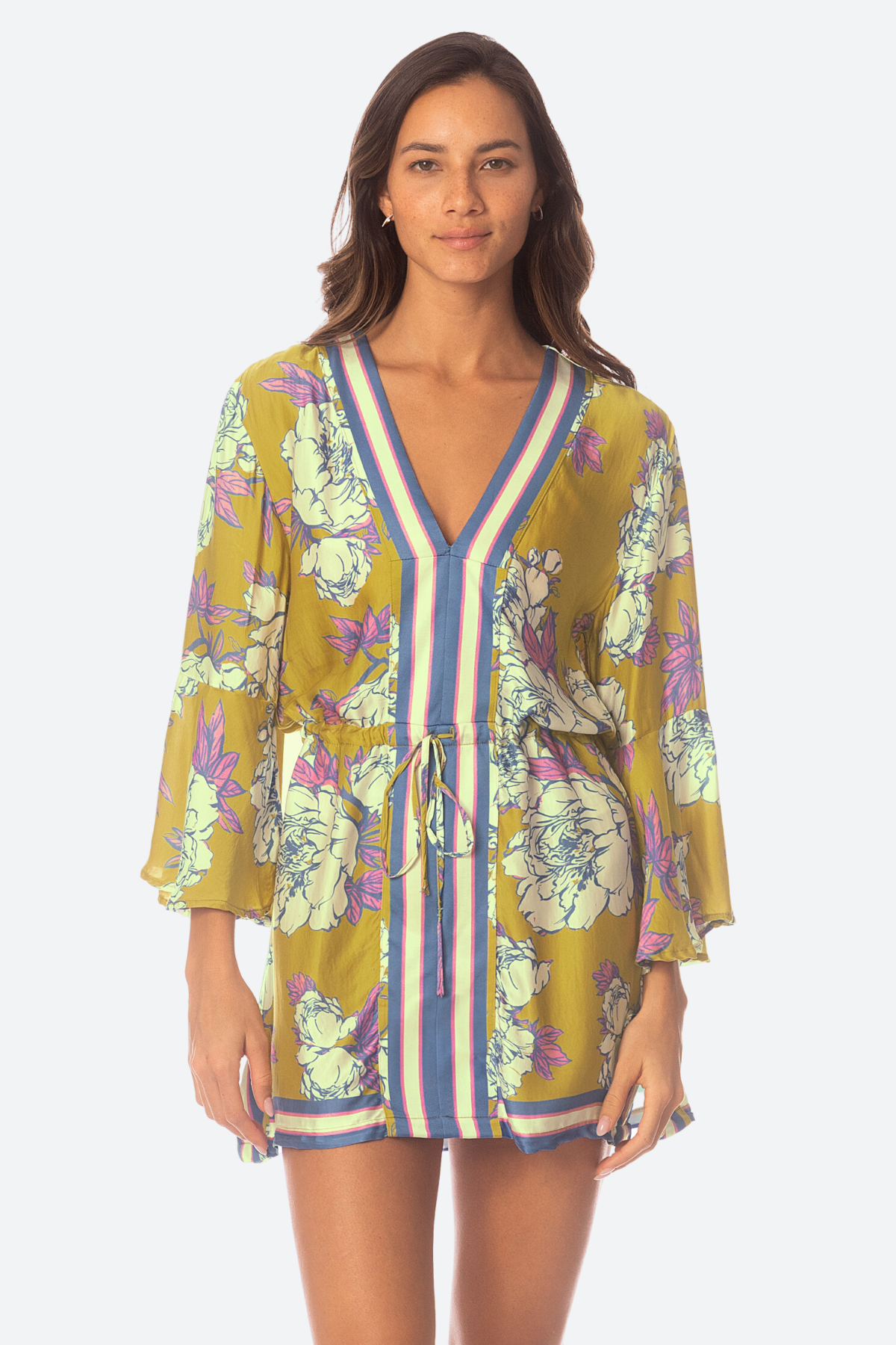 Maaji Premium Olive Fiore Joypop Beach Cover-Up