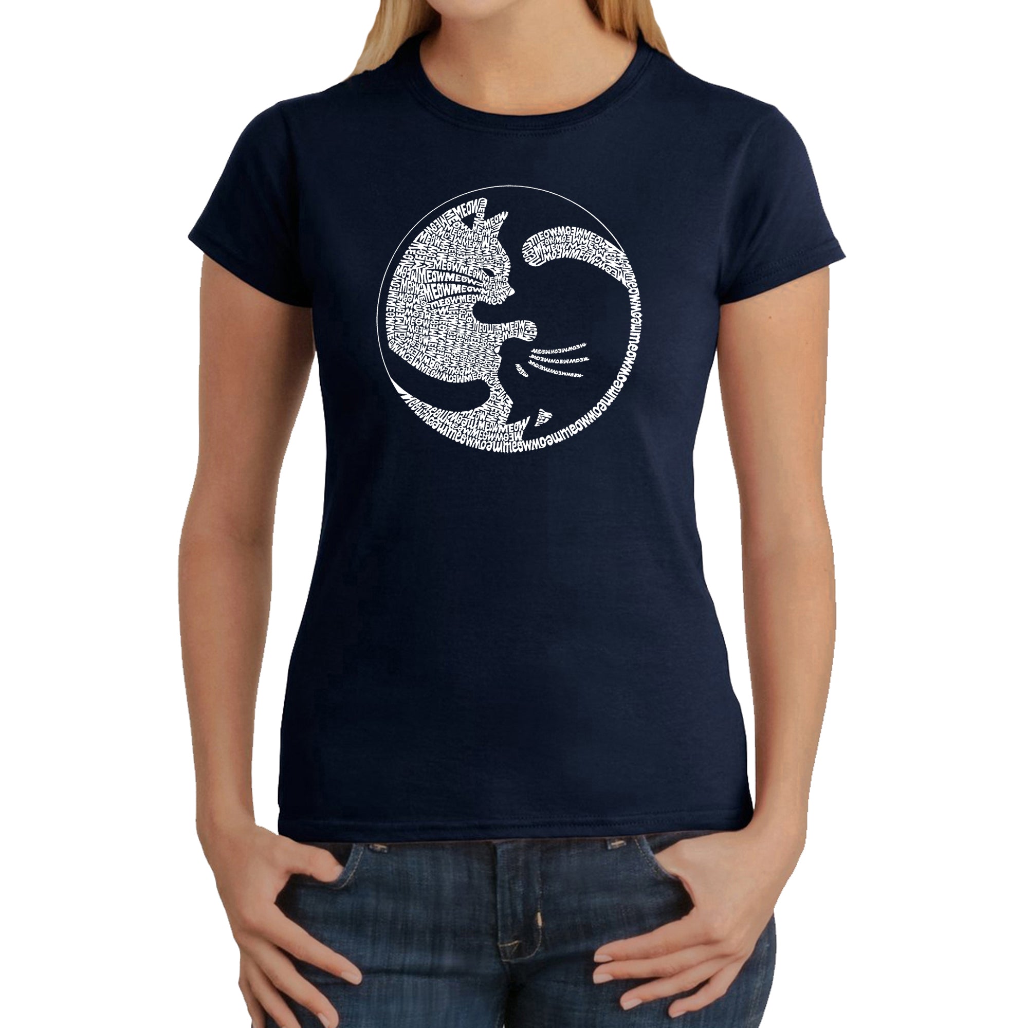 Ultimate Yin Yang Cat - Women's Premium Word Art T-Shirt