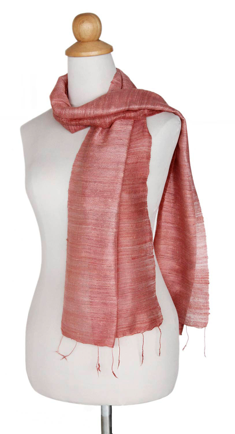 Premium Bold Rose Silk Scarf - Ultimate Elegance