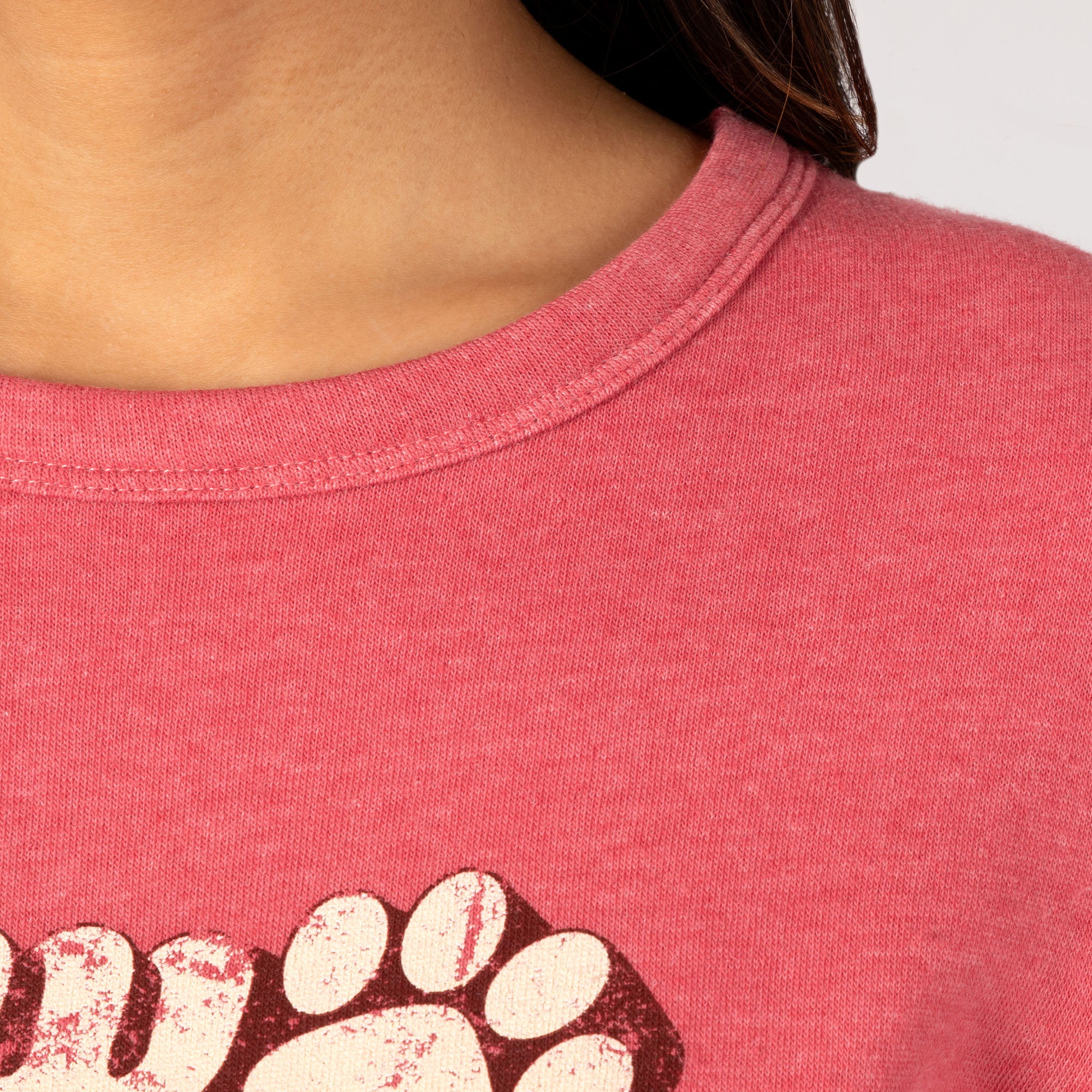 Premium Paw Vibes Vintage Crew Neck Sweatshirt