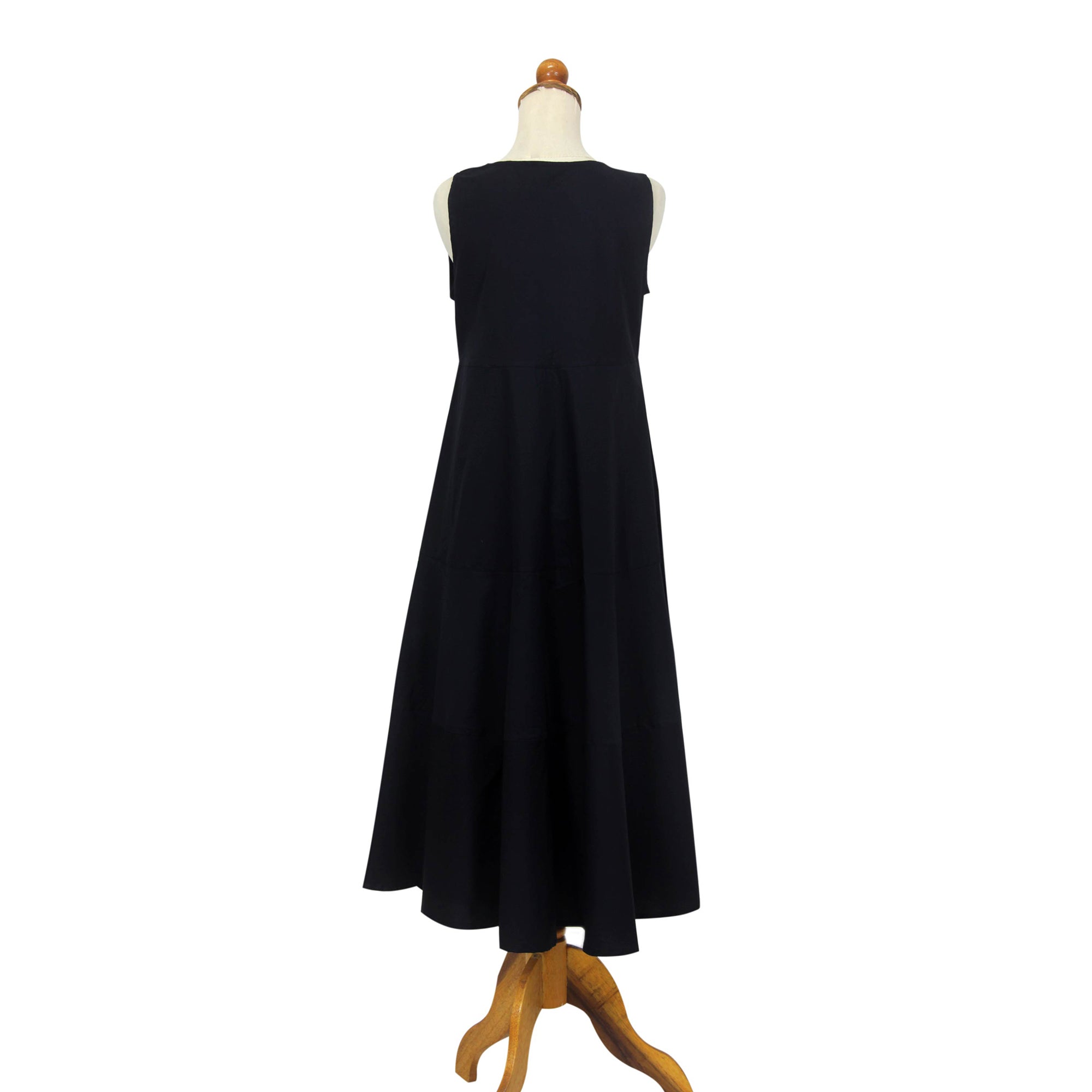 Ultimate Black Cotton Dress - Cool & Comfortable