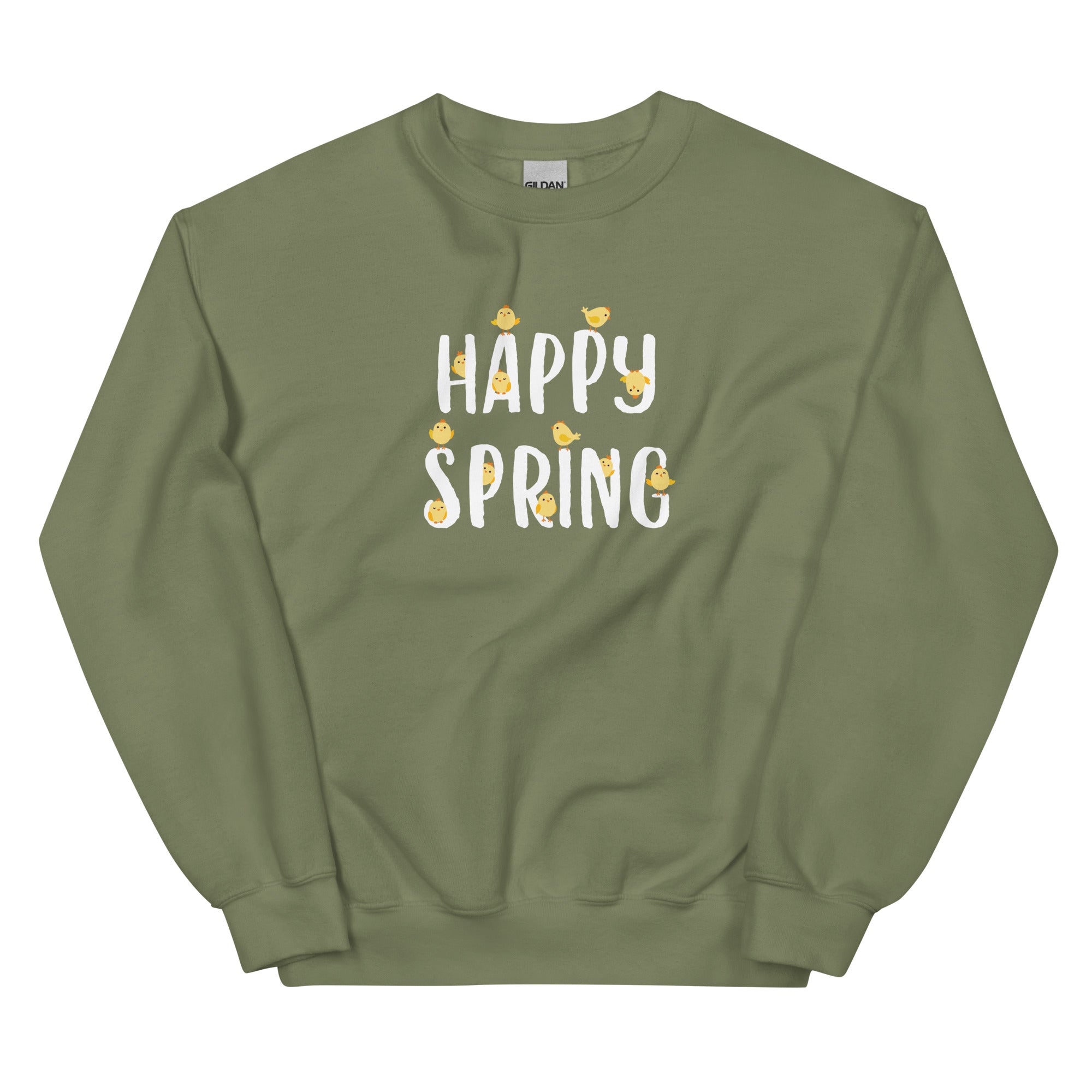 Premium Happy Spring Crewneck Sweatshirt - Ultimate Comfort & Style