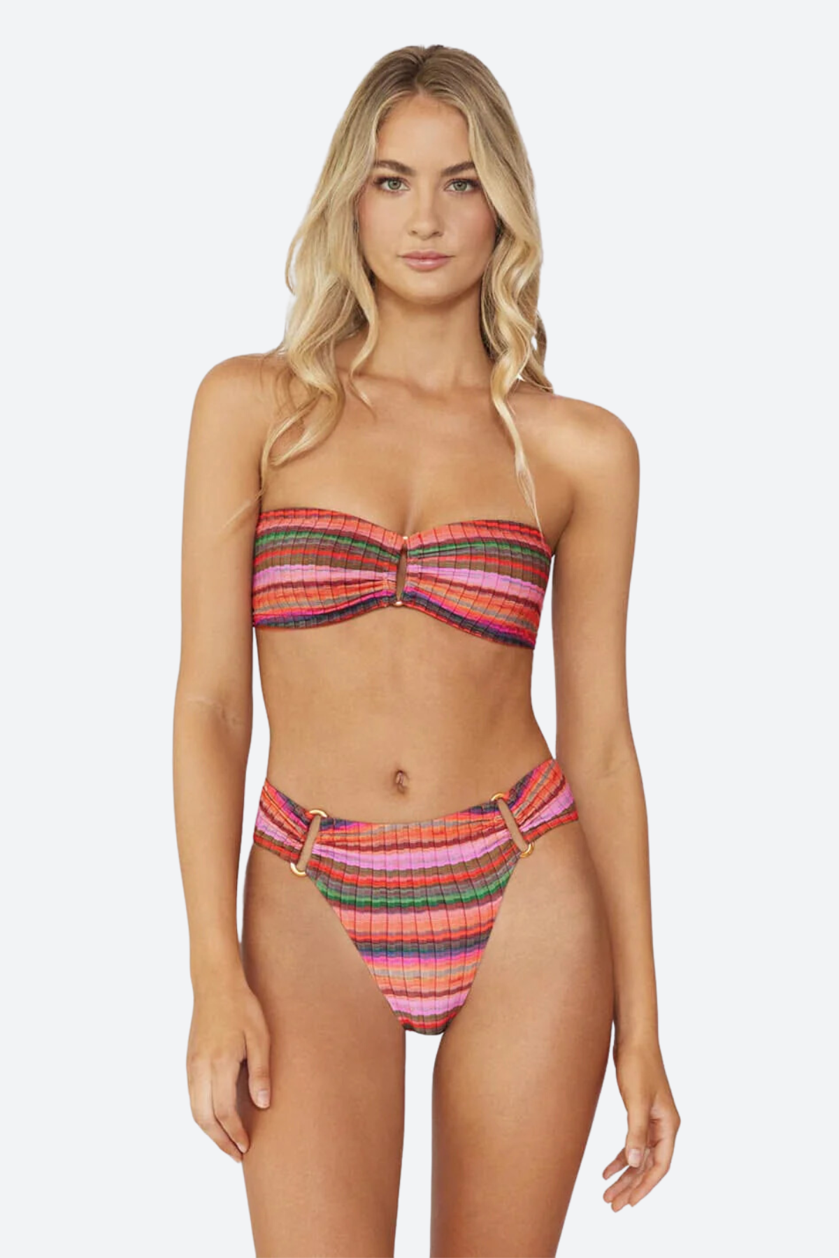 Premium PQ Swim Fanned Bottom in Jetty Stripe - Ultimate Style & Comfort