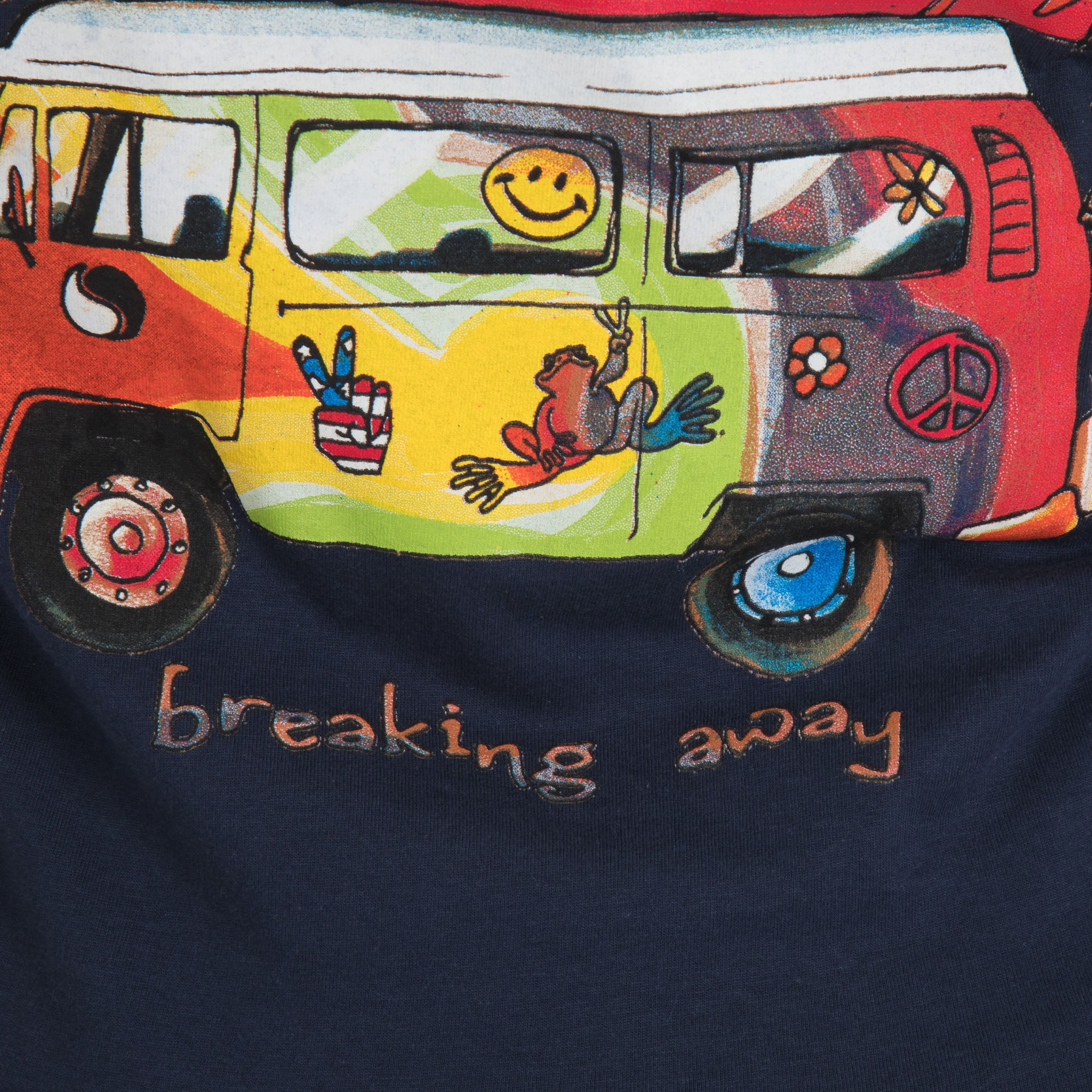 Premium Peace Frogs 'Breaking Away' Crew Neck Tee