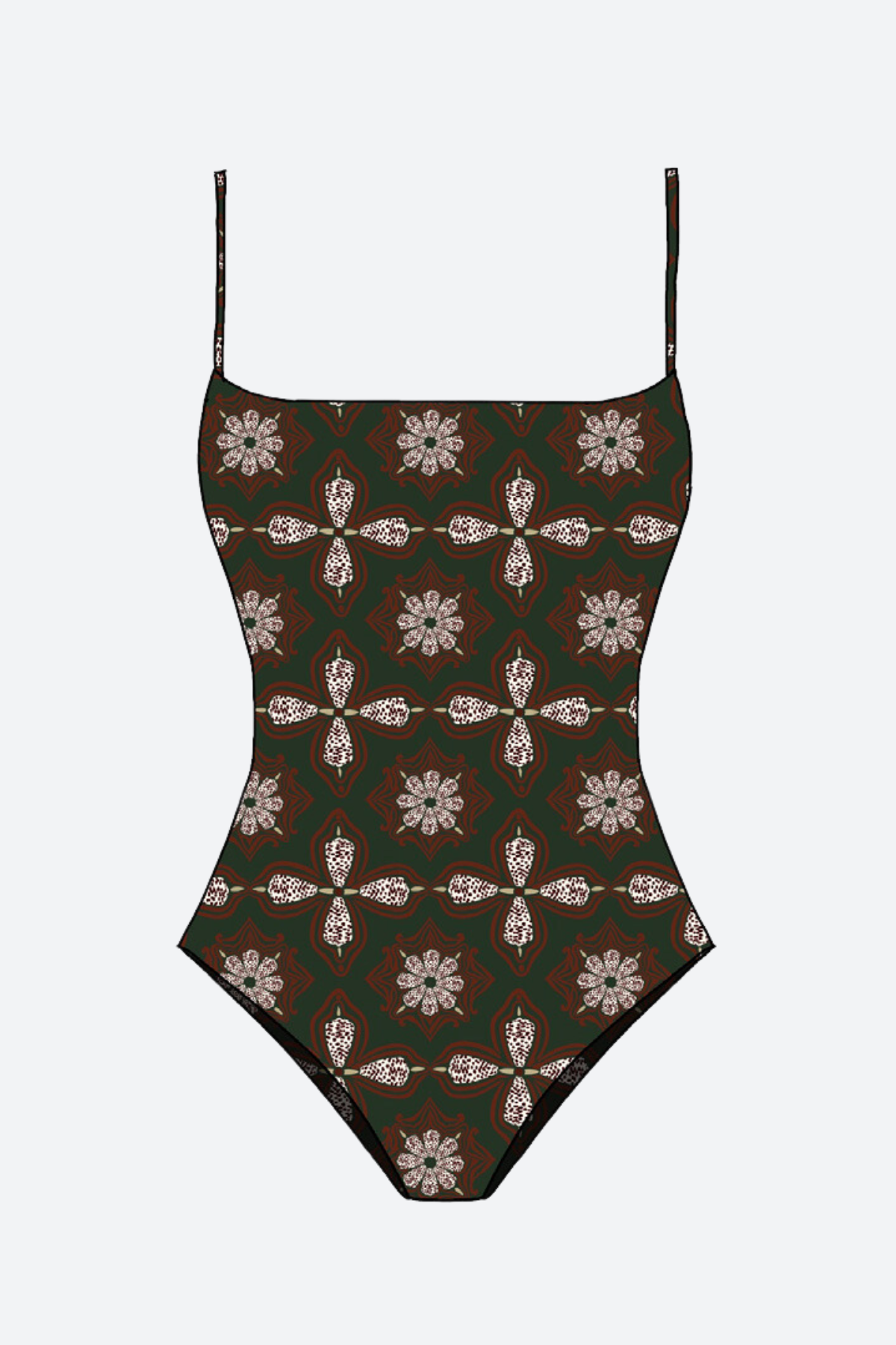 Premium Benoa Swim Curve Makenna One Piece - Kaleido Print