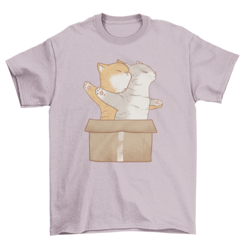 Premium Cats In Love Tee - Titanic-Inspired Comfort