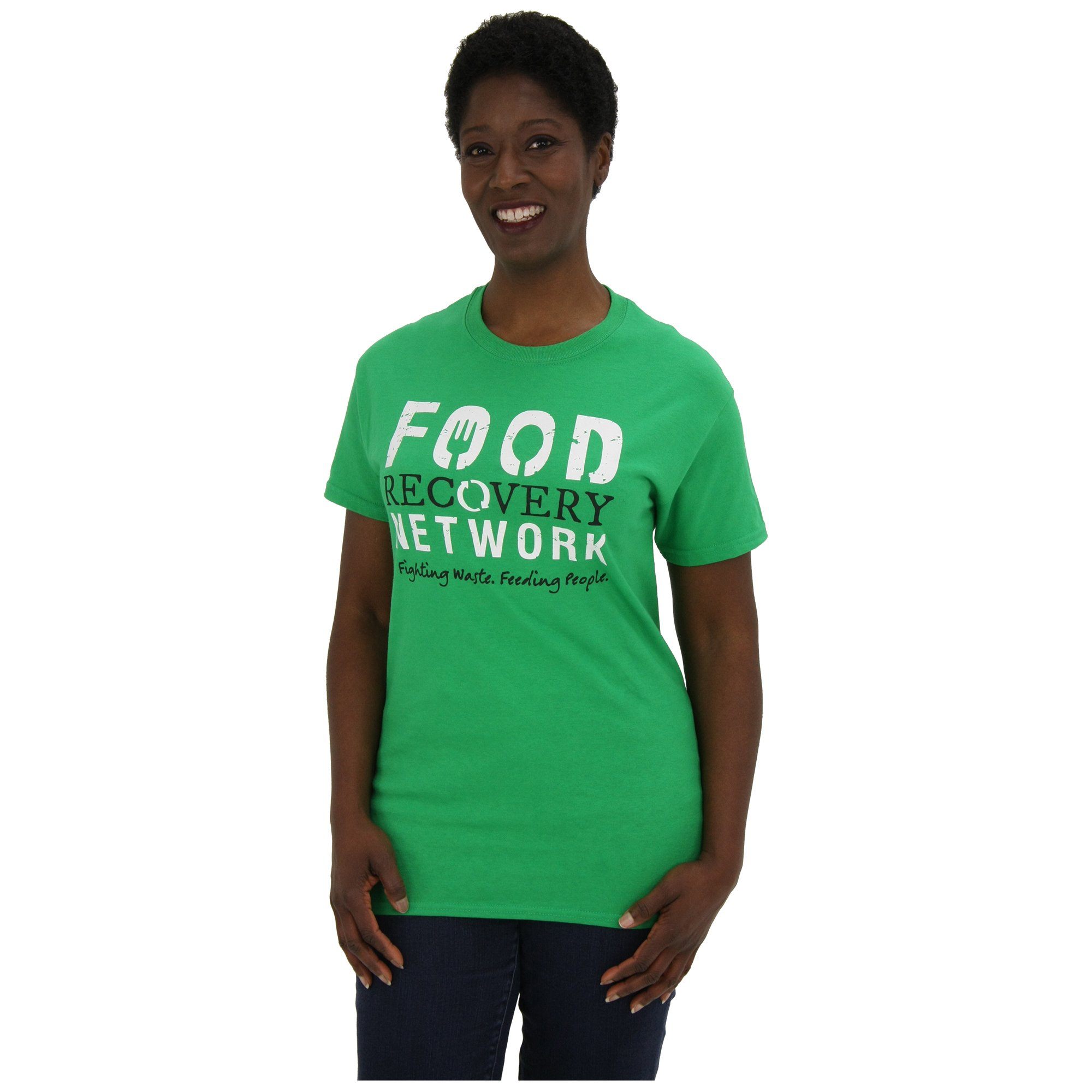 Premium Food Recovery Network Cotton Tee - Support Hunger Relief