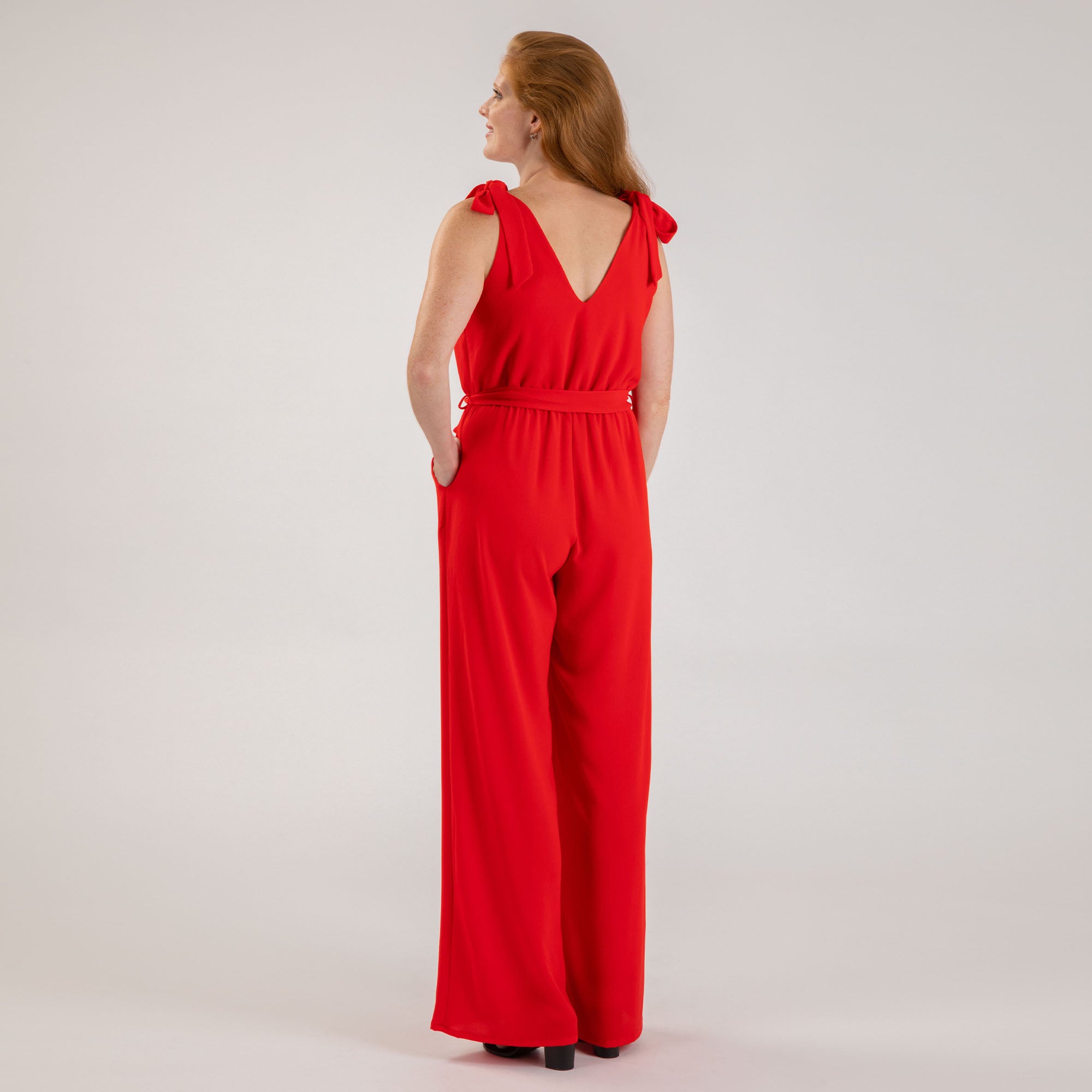 Premium Textured Tie-Strap Jumpsuit - Ultimate Comfort & Style