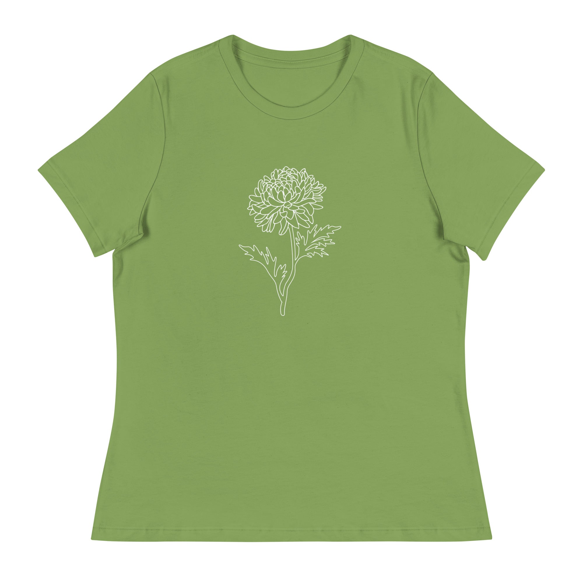 Premium Chrysanthemum Women's Relaxed Fit T-Shirt