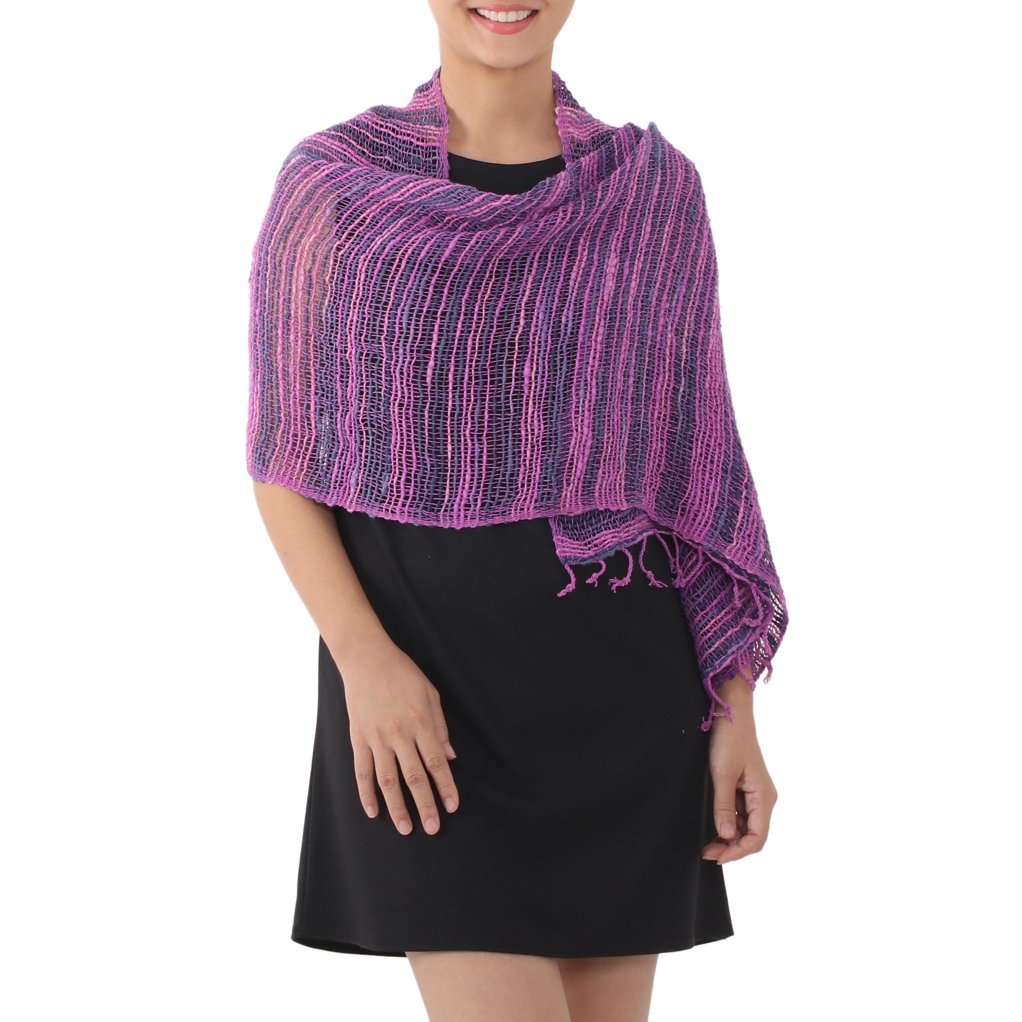 Premium Handwoven Spring Melange Cotton Shawl