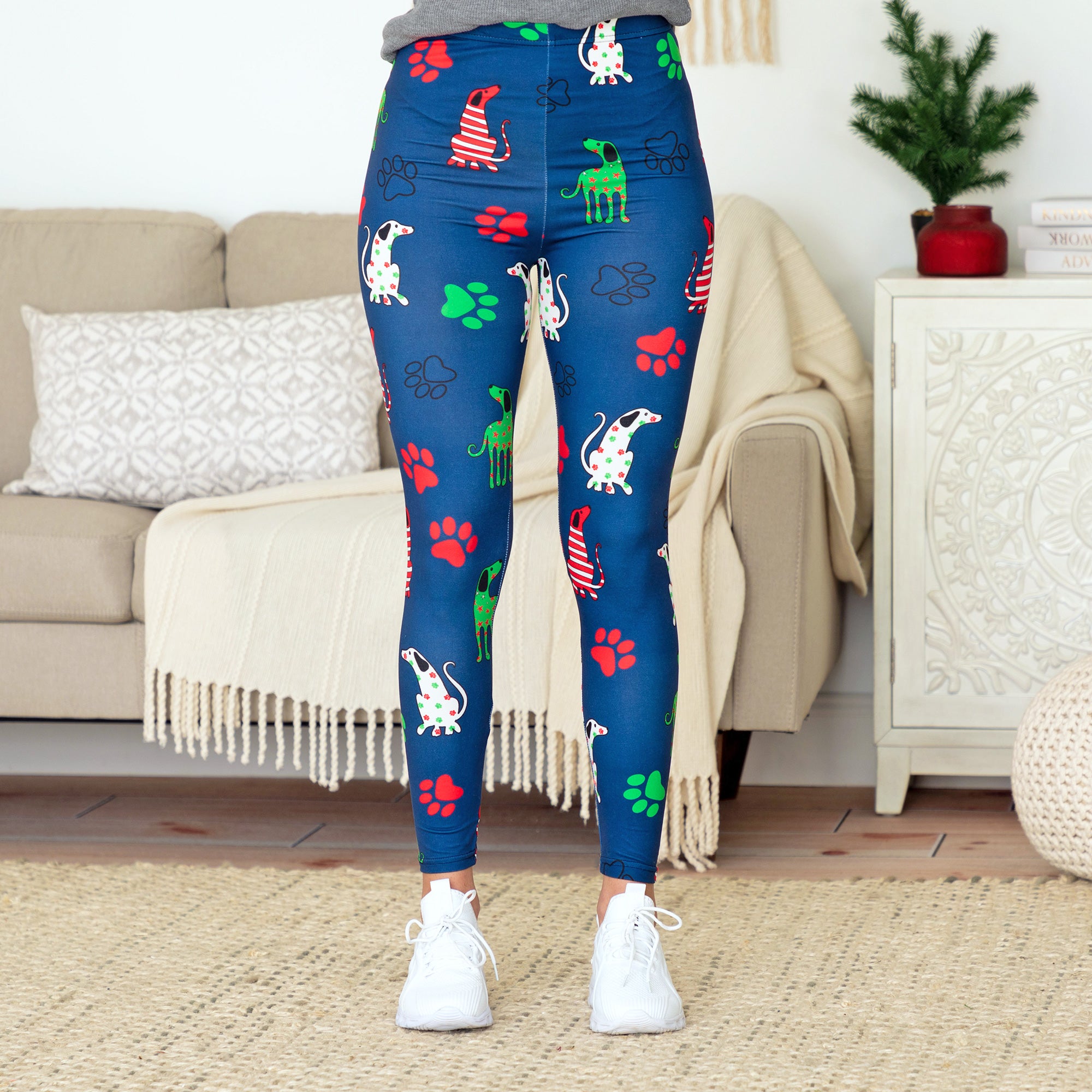 Ultimate Holiday Pet Lover's Leggings - Festive Comfort & Style