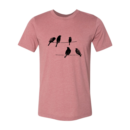 Premium Birds on a Wire Cotton Tee