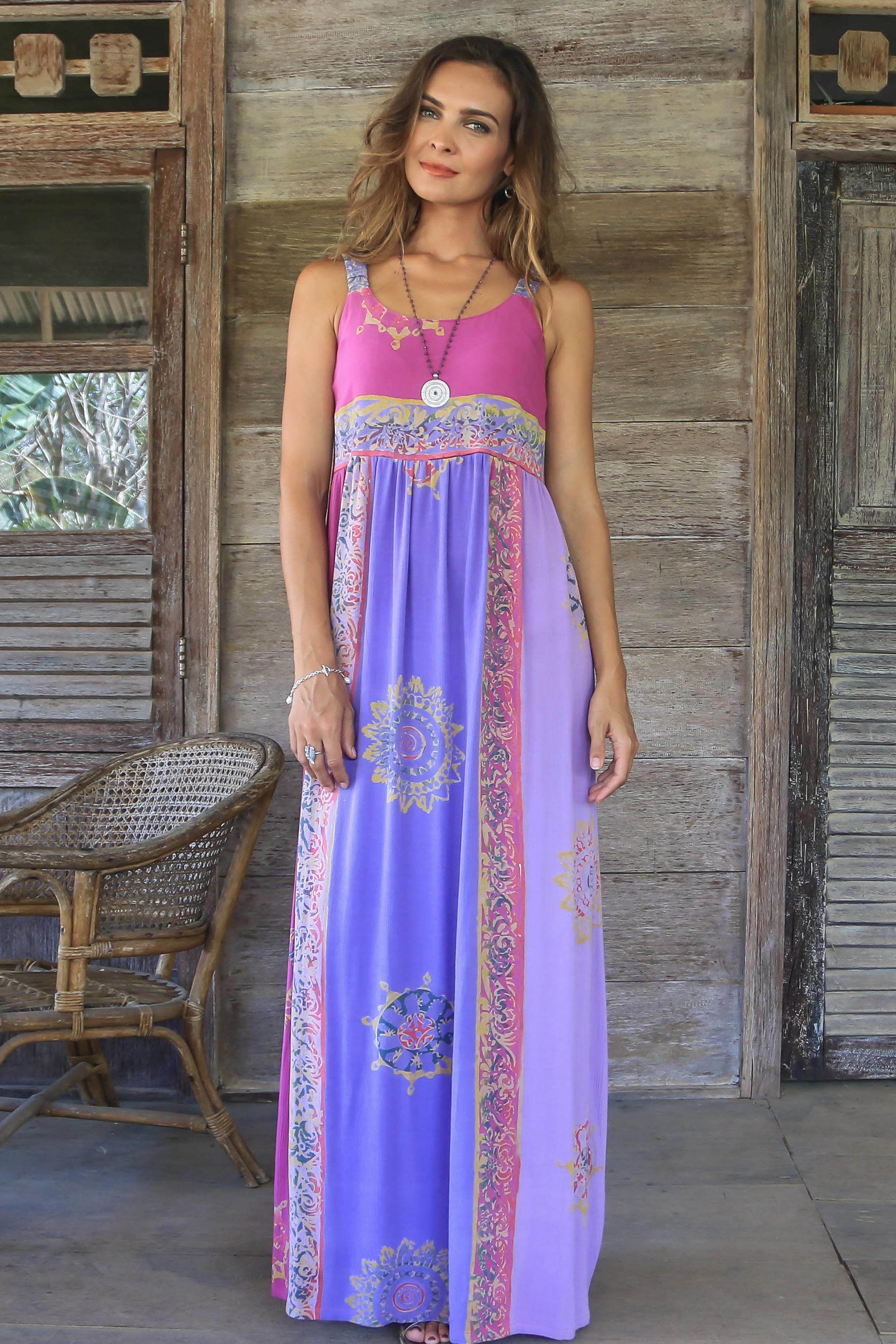 Premium Batik Rayon Sundress – Handcrafted in Bali