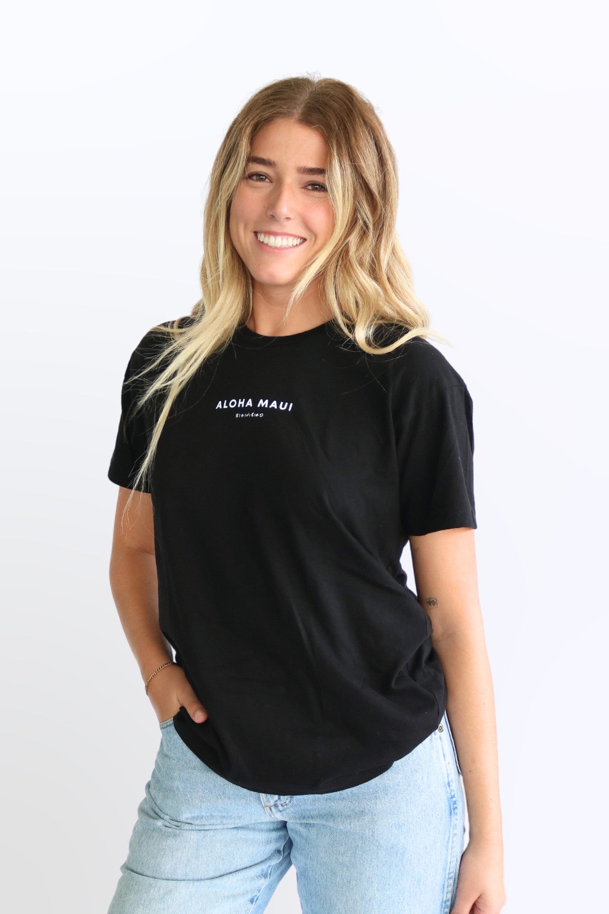 Premium Bikinibird Aloha Maui Tee - Ultimate Black Edition