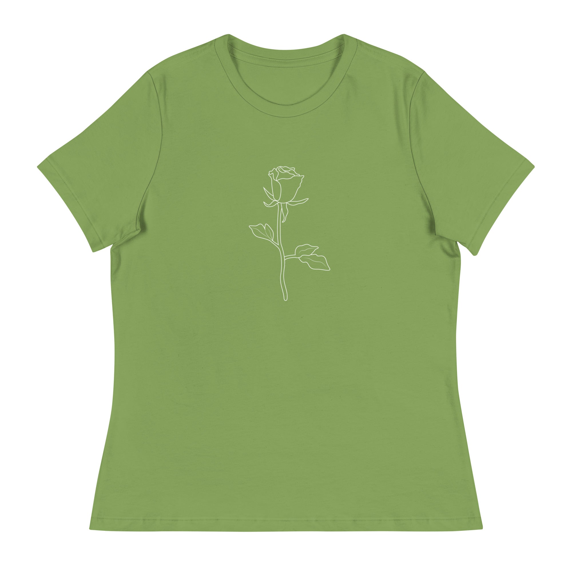 Premium Rose Bloom Women's Relaxed T-Shirt