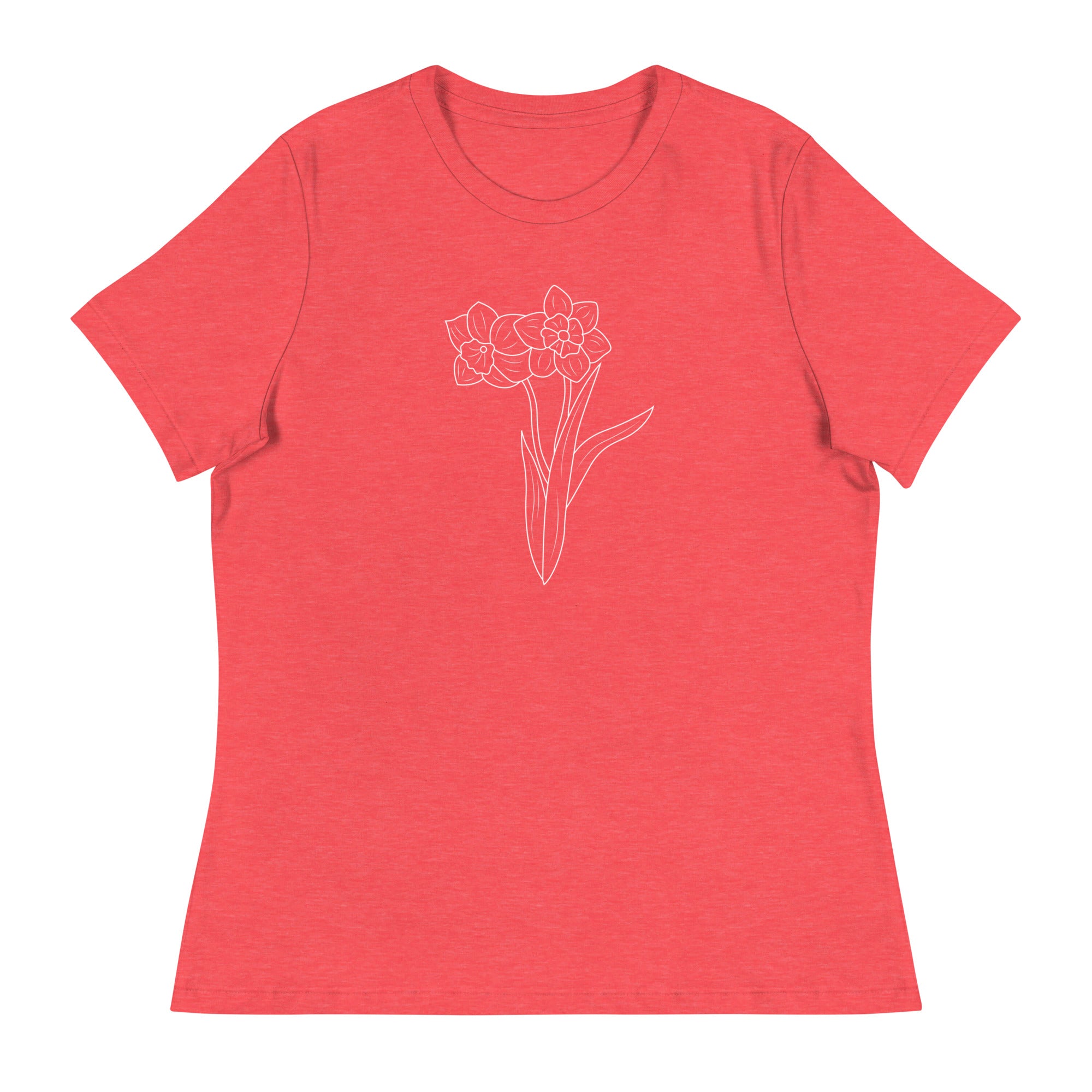 Premium Narcissus Women's Relaxed Fit T-Shirt - Ultimate Comfort