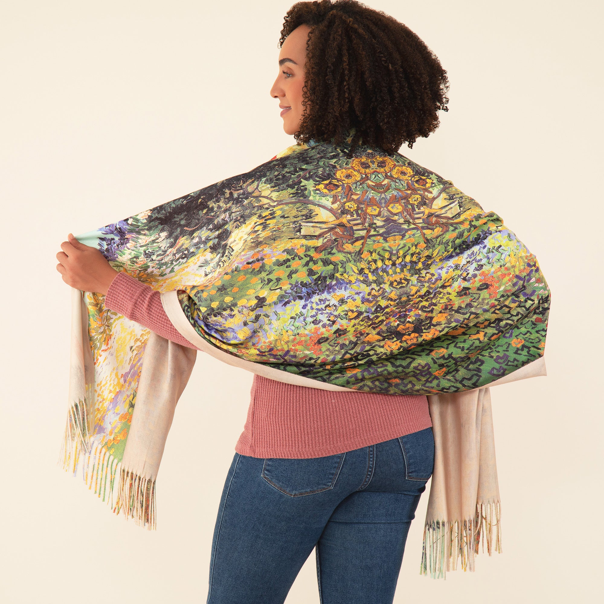 Premium Artistic Masterpiece Scarf – Van Gogh Inspired