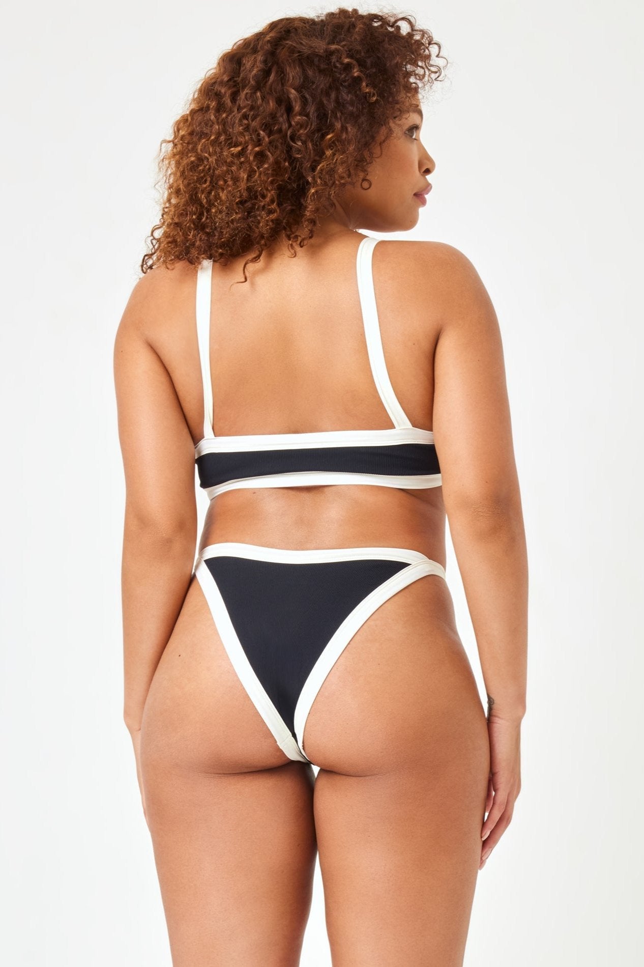 Ultimate Mackenzie Bikini Bottom - Black-Cream