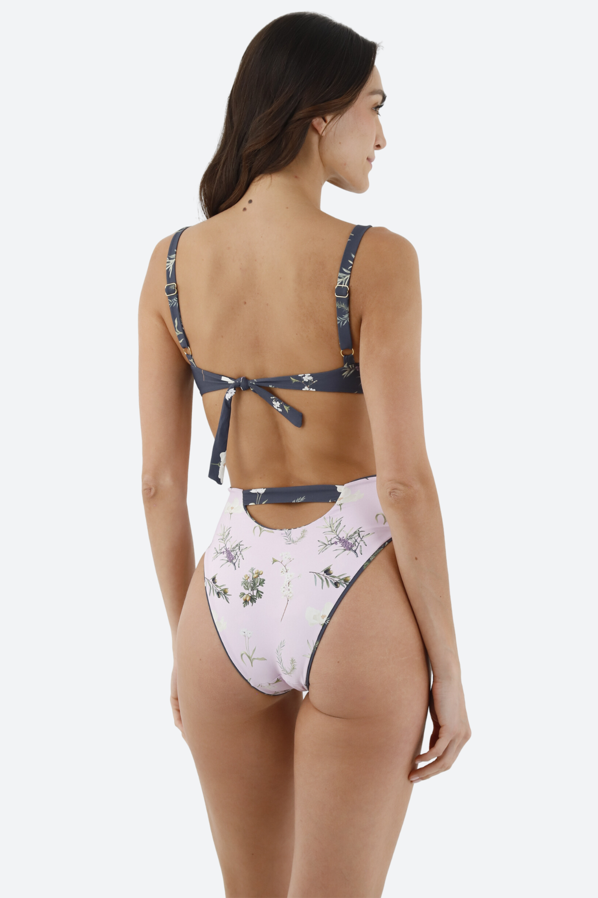 Premium Malai Moon Bay High-Waist Swimsuit Bottom - Wild Harvest