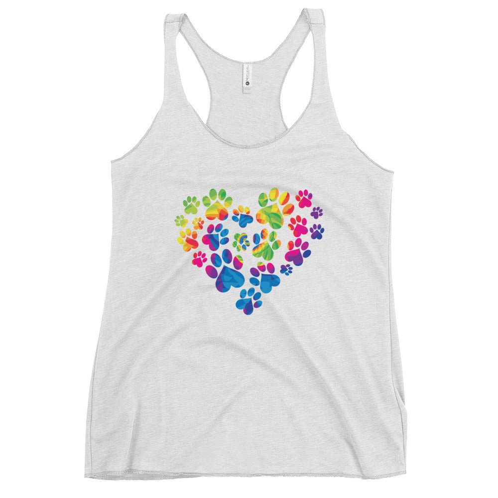 Premium Anniversary Paw Print Love Tank - Celebrate 20 Years of Impact