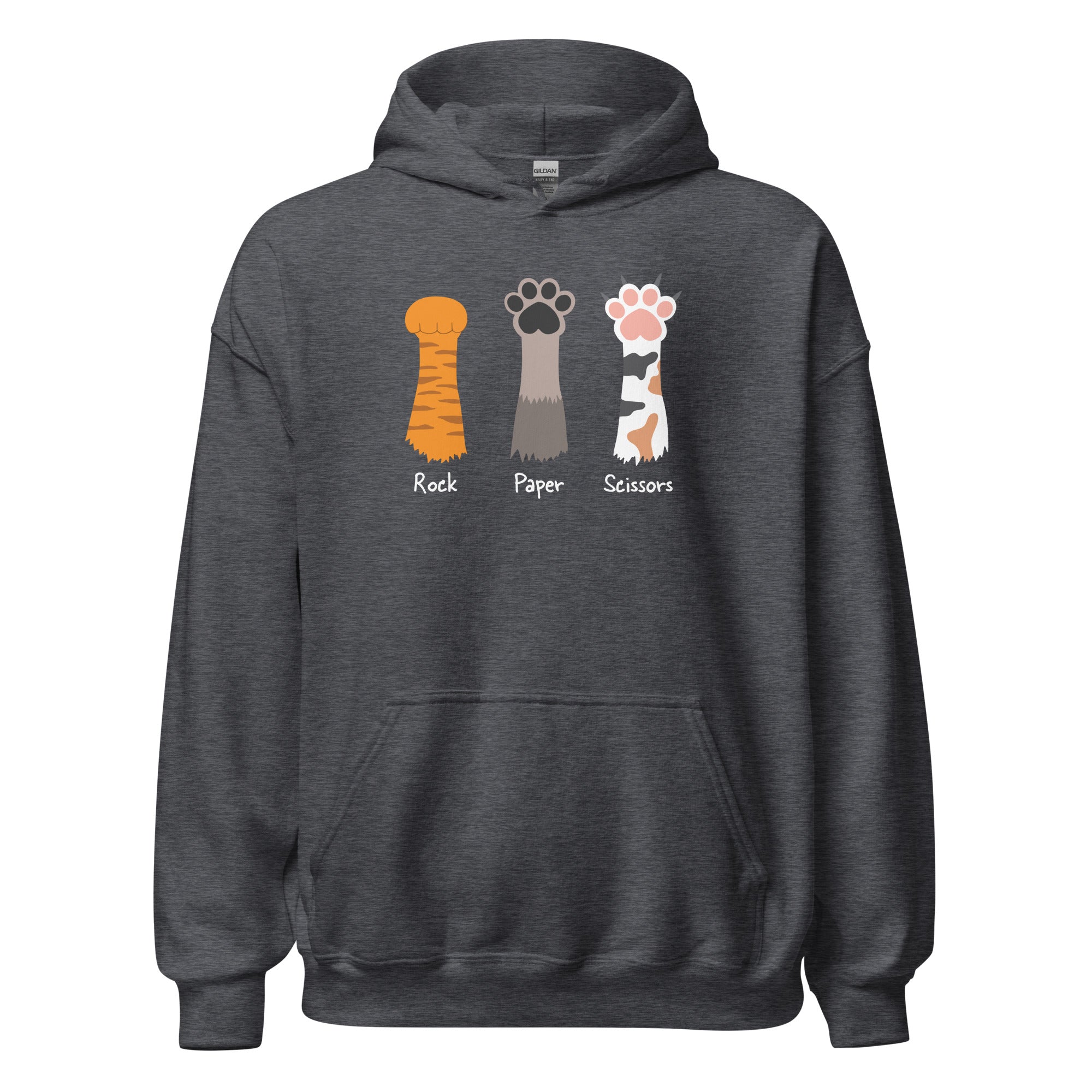 Ultimate Rock Paper Scissors Cat Paw Hoodie