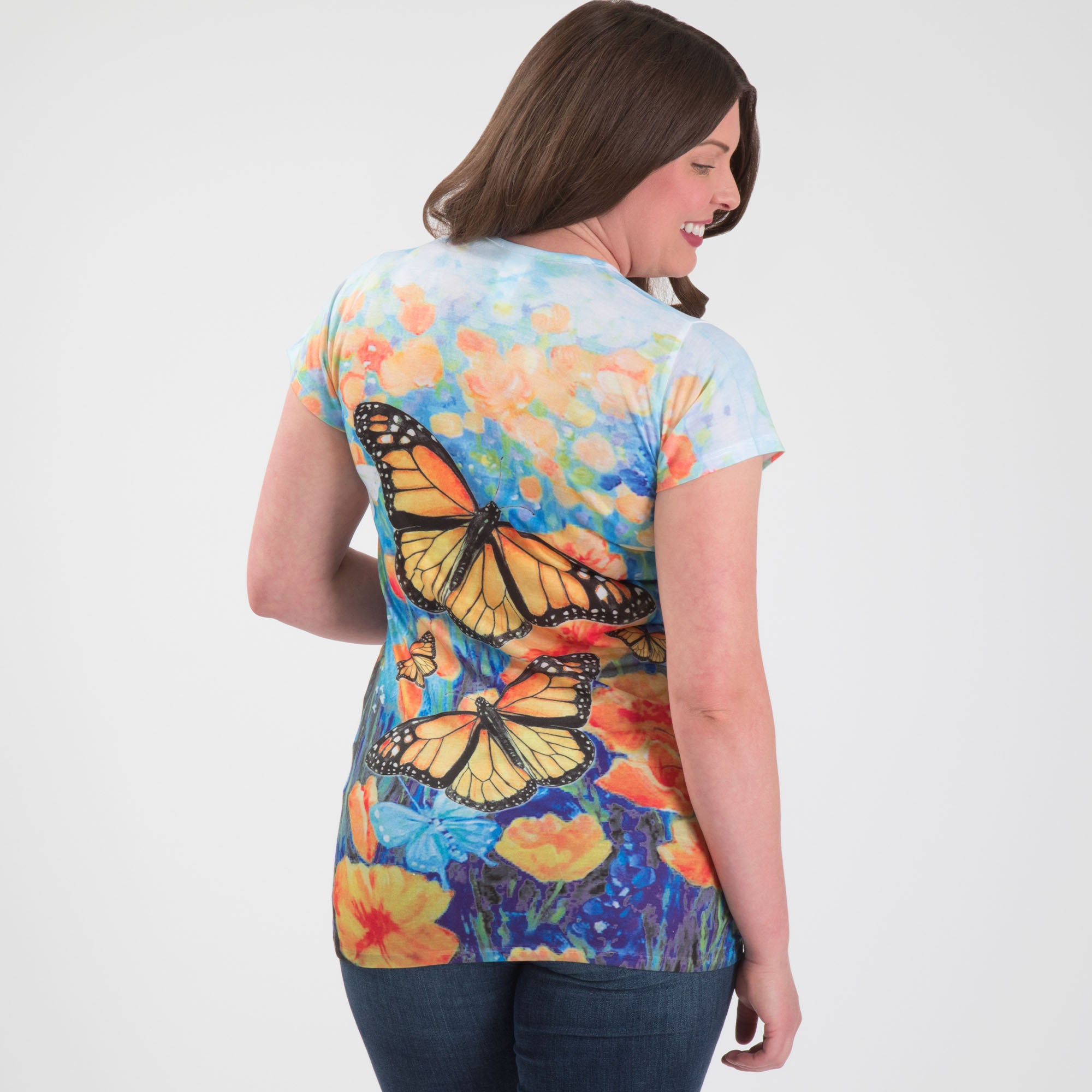 Premium Monarch Butterfly Short Sleeve Tee - Upgrade Your Style