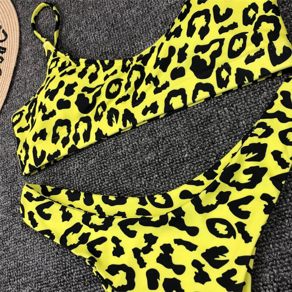 Ultimate Leopard Print High-Leg Bikini Set - Brazilian Style