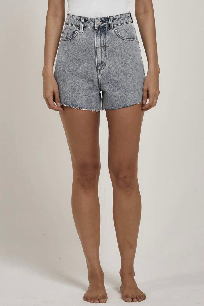 Ultimate Thrills Erica Short - Garage Blue | Premium Denim Cut-Offs