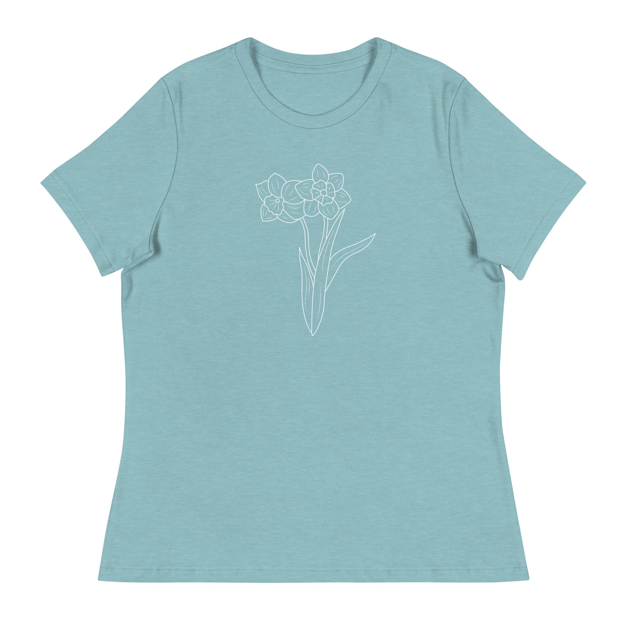 Premium Narcissus Women's Relaxed Fit T-Shirt - Ultimate Comfort