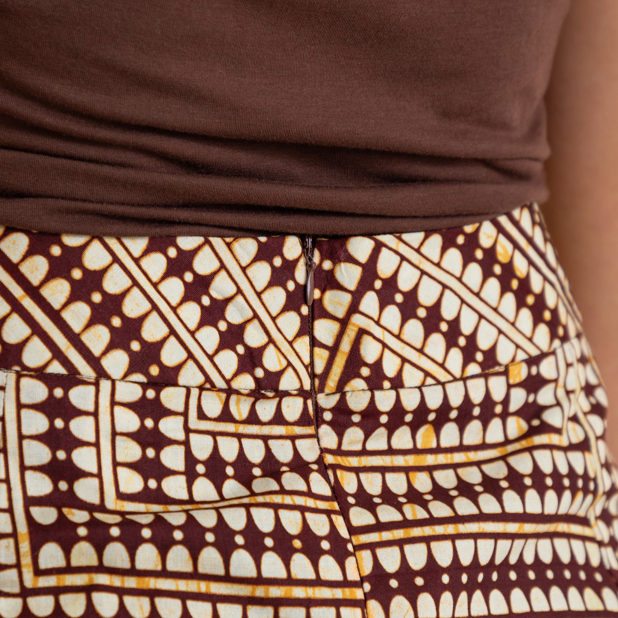 Premium African Kitenge Pencil Skirt - Fair Trade Elegance