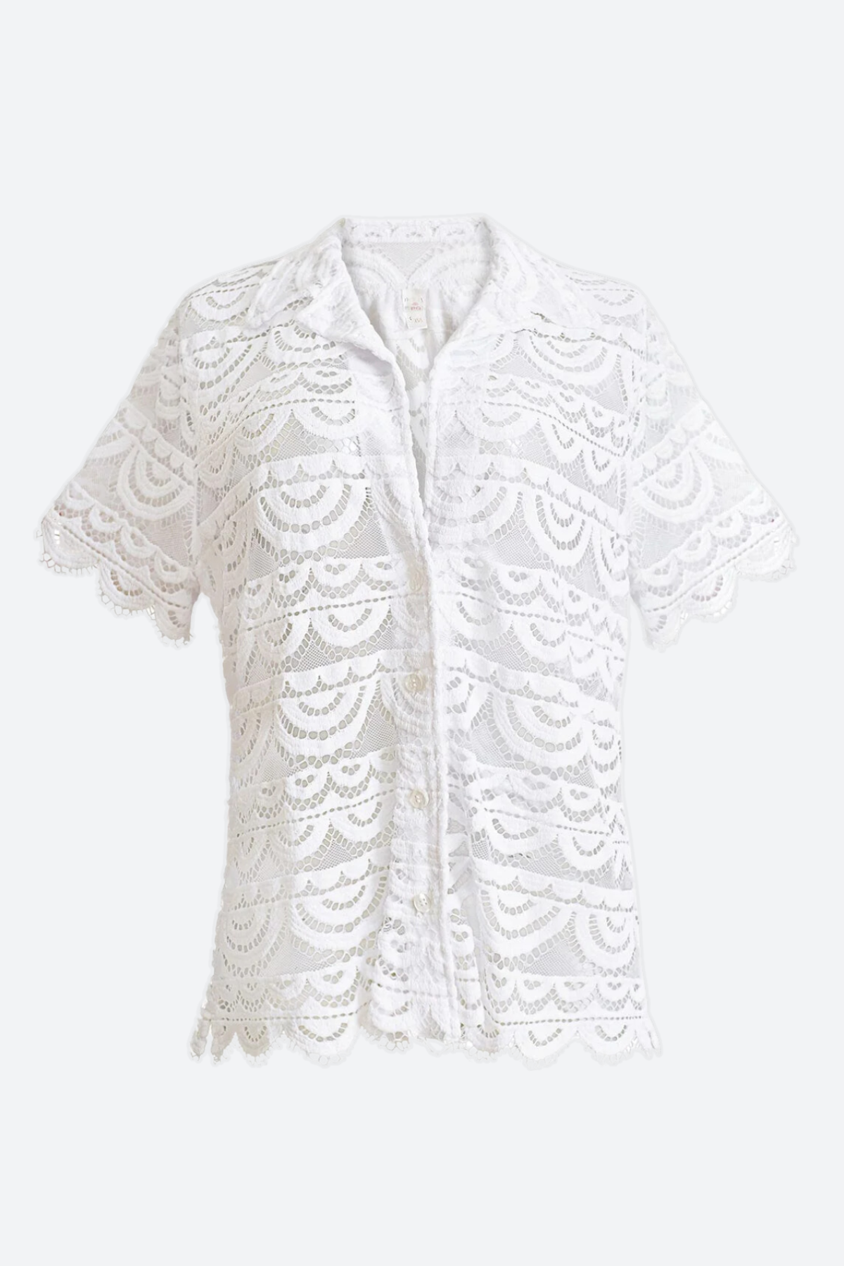 Premium Water Lily Lace Button-Up Top by PQ Swim