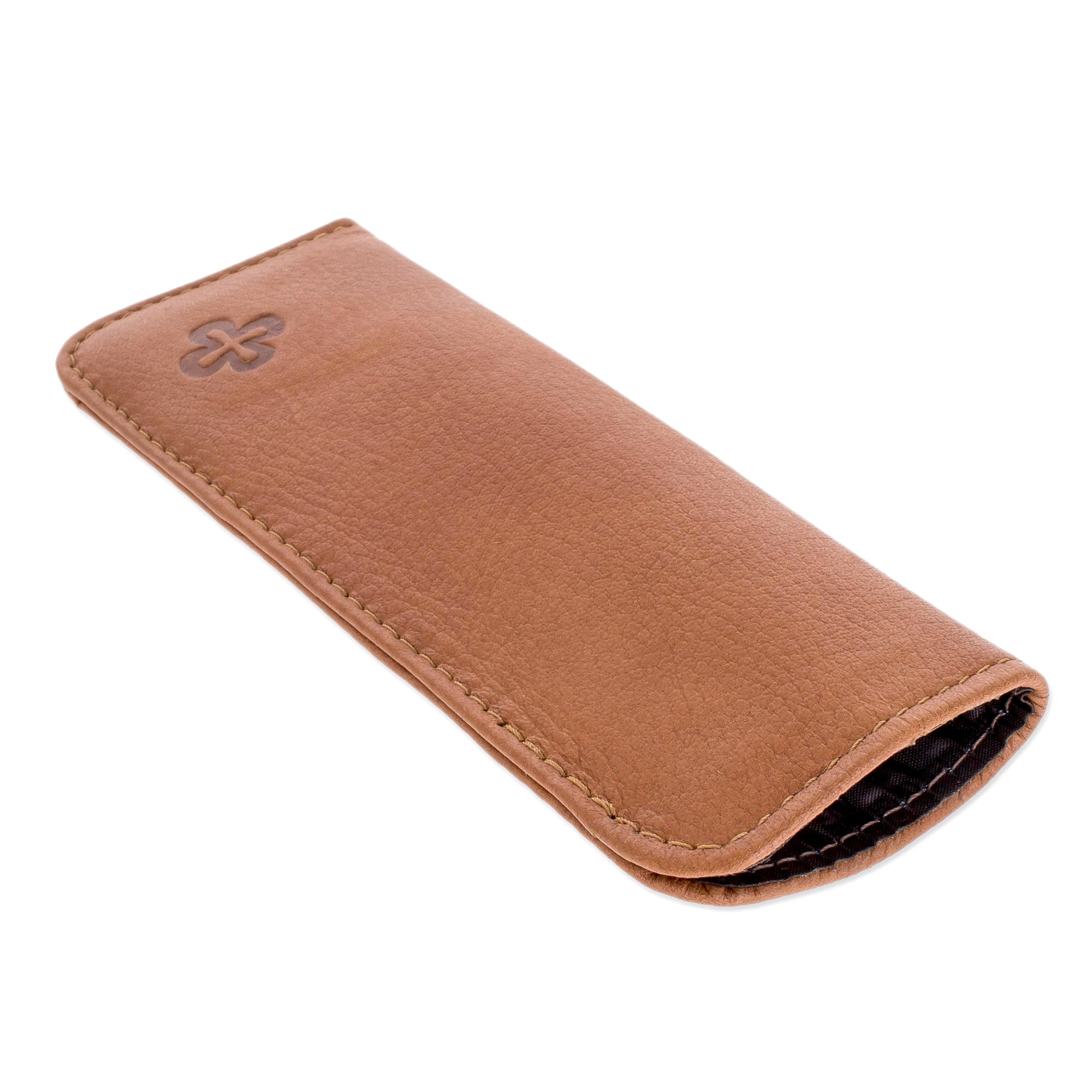 Premium Handcrafted Leather Eyeglasses Case - Artisan Style from El Salvador