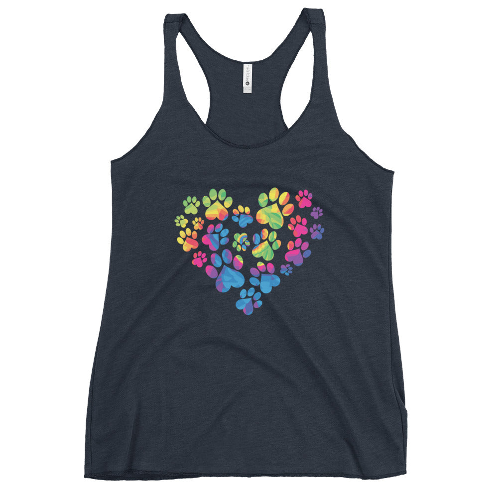 Premium Anniversary Paw Print Love Tank - Celebrate 20 Years of Impact