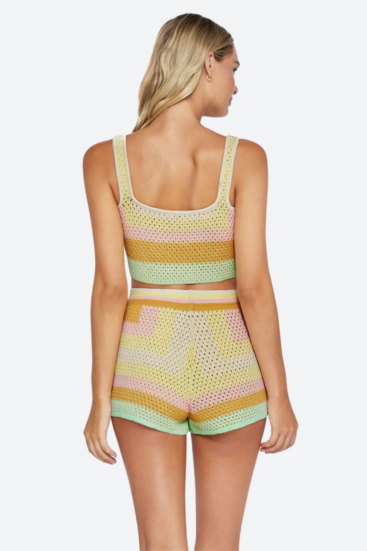 Premium PQ Swim Crochet Crop Top - Sorrento Collection