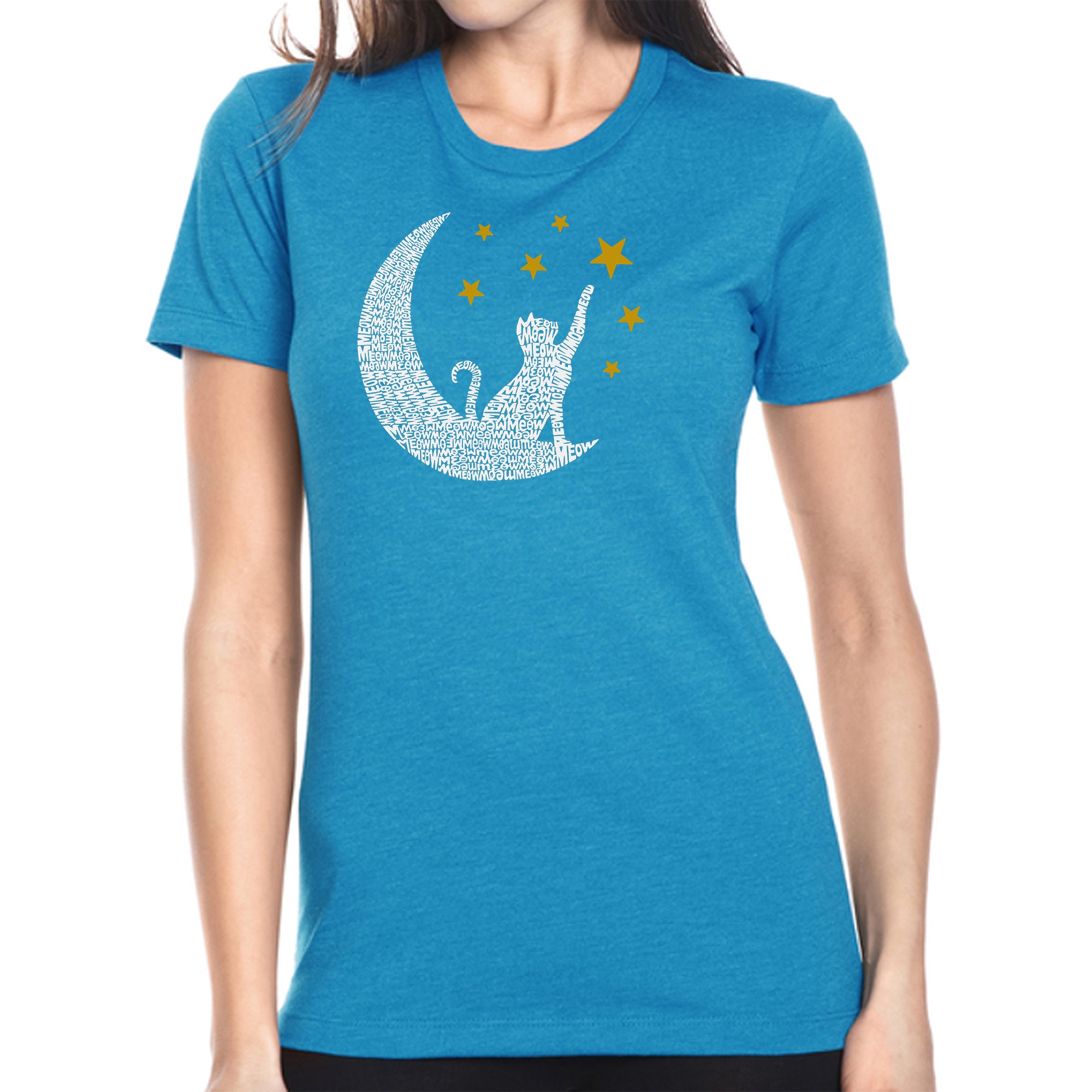 Ultimate Cat Moon - Women's Premium Word Art T-Shirt