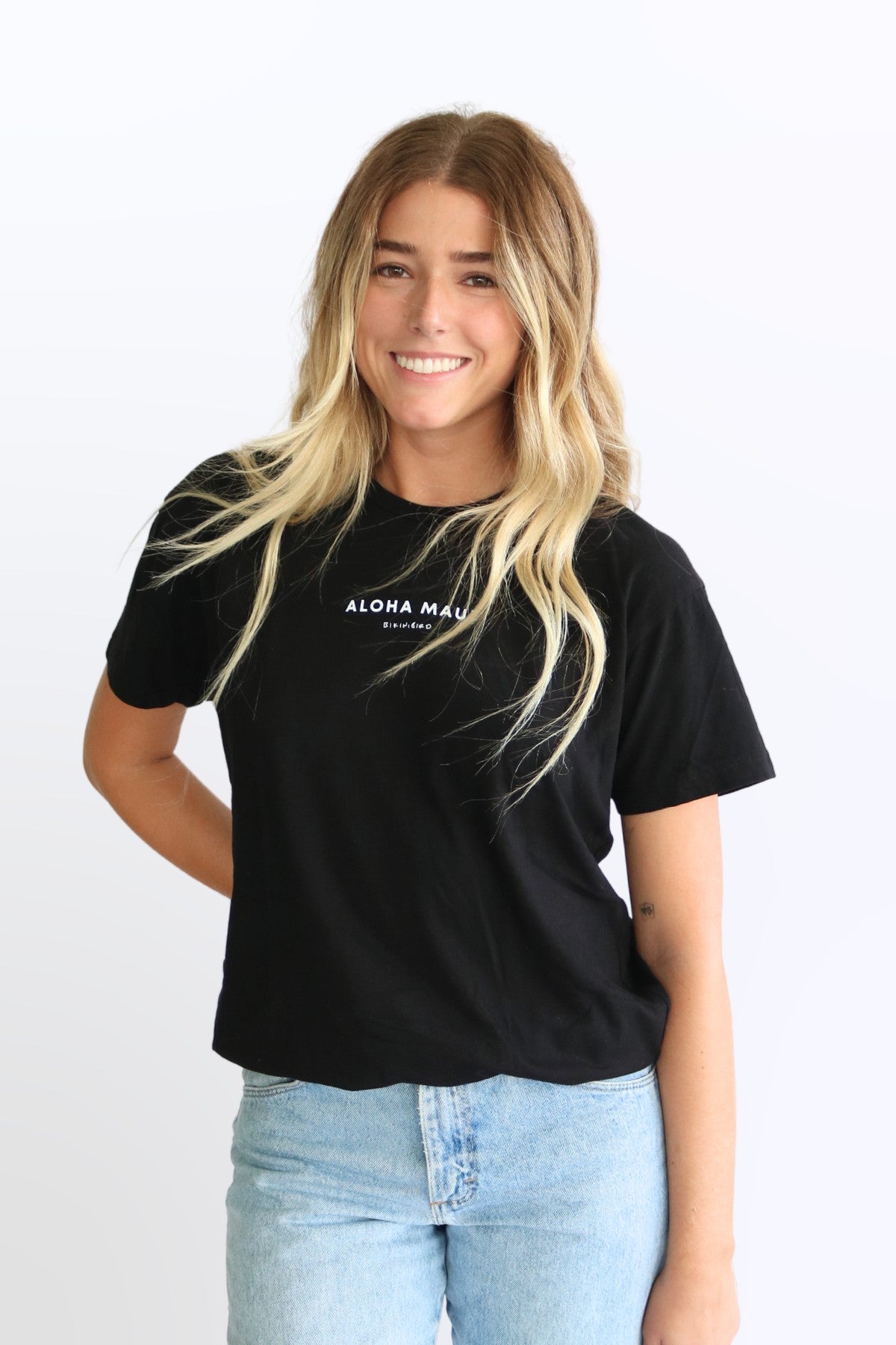 Premium Bikinibird Aloha Maui Tee - Ultimate Black Edition