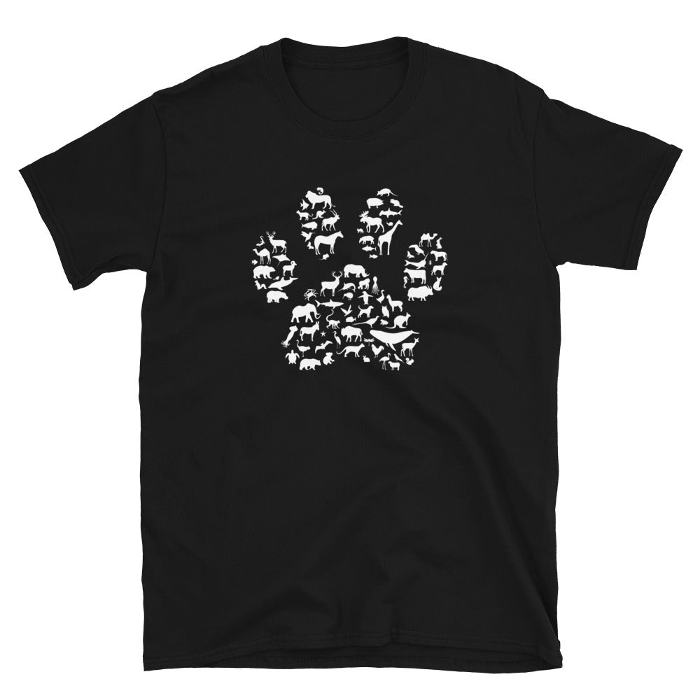 Premium Animal Lover's Paw Print Tee - Ultimate Comfort & Style