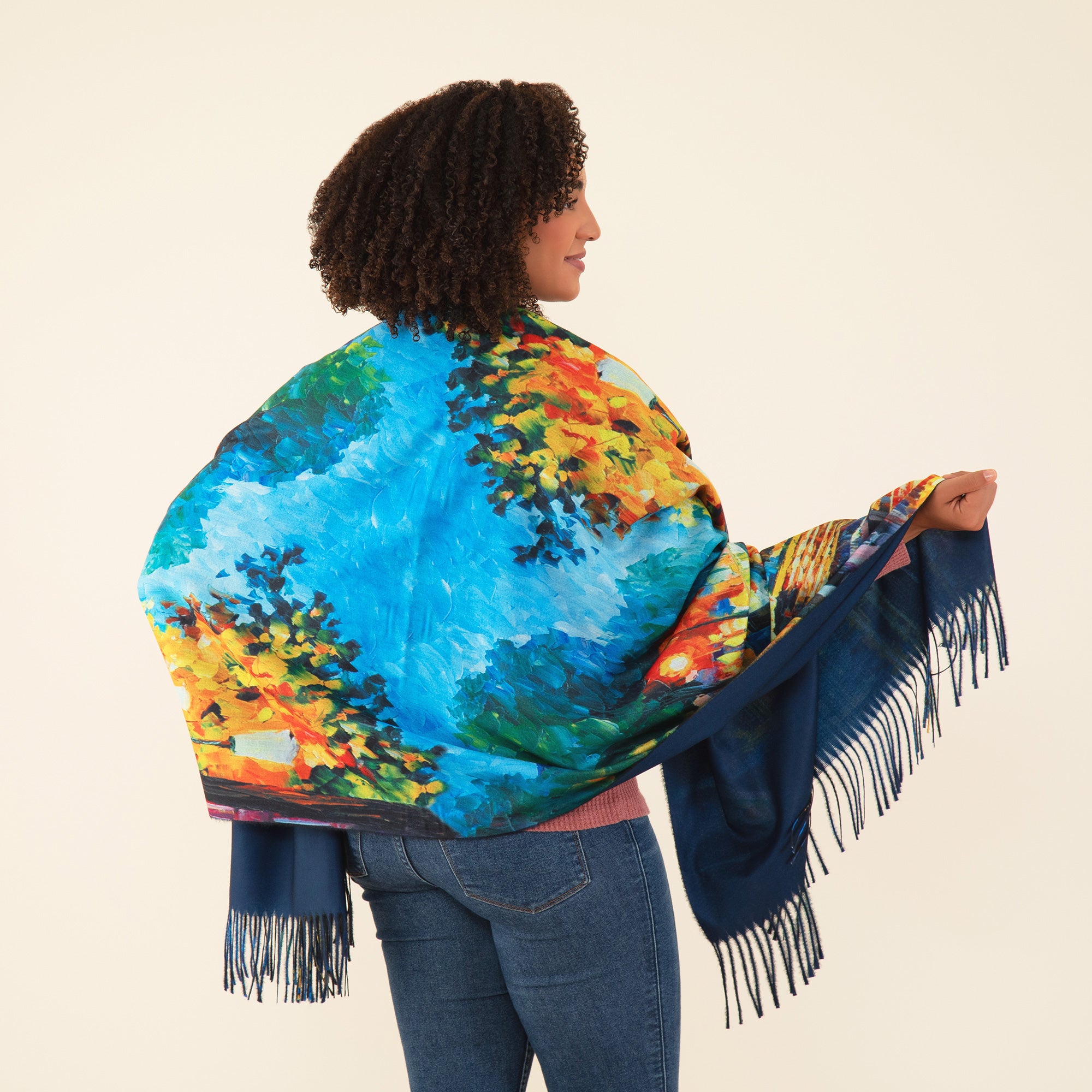 Premium Artistic Masterpiece Scarf – Van Gogh Inspired