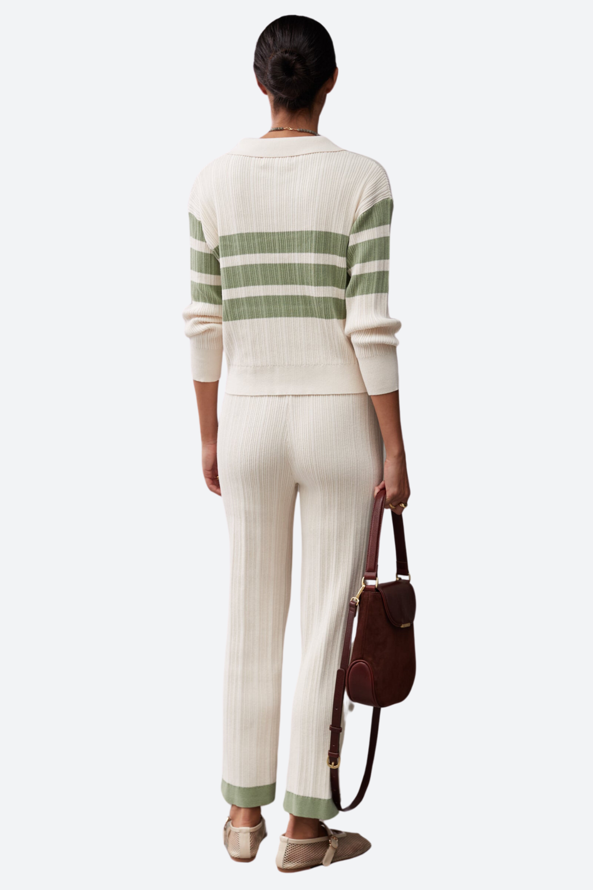 Sancia Premium Heloise Knit Jumper in Crème Pistachio - Ultimate Wardrobe Essential