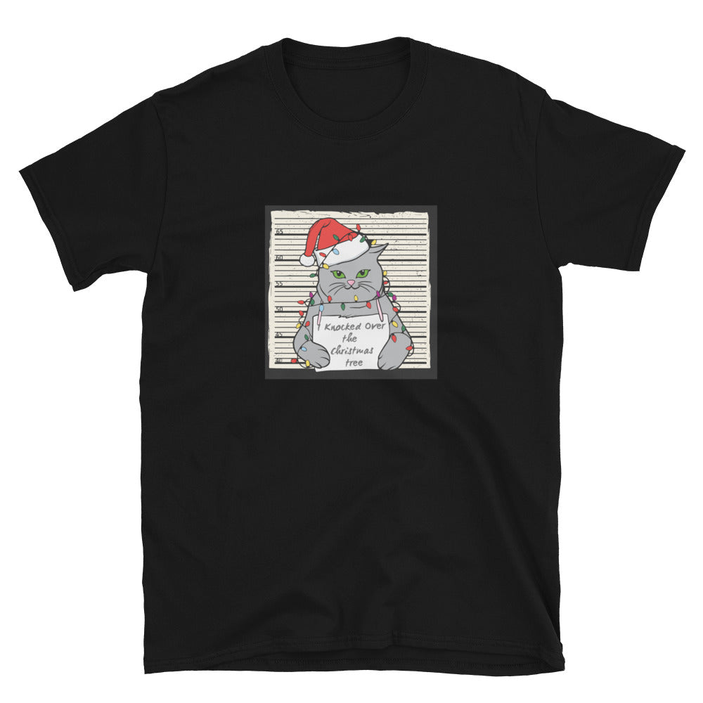 Premium Christmas Shenanigans Cat T-Shirt - Ultimate Holiday Comfort