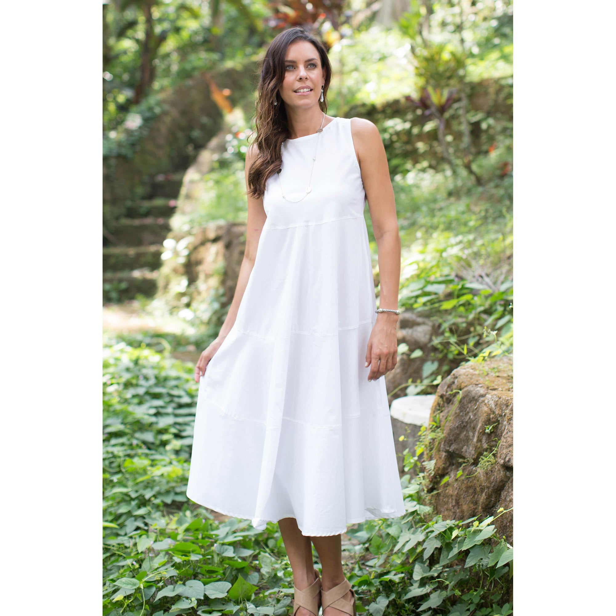 Premium Cotton Tiered Sun Dress