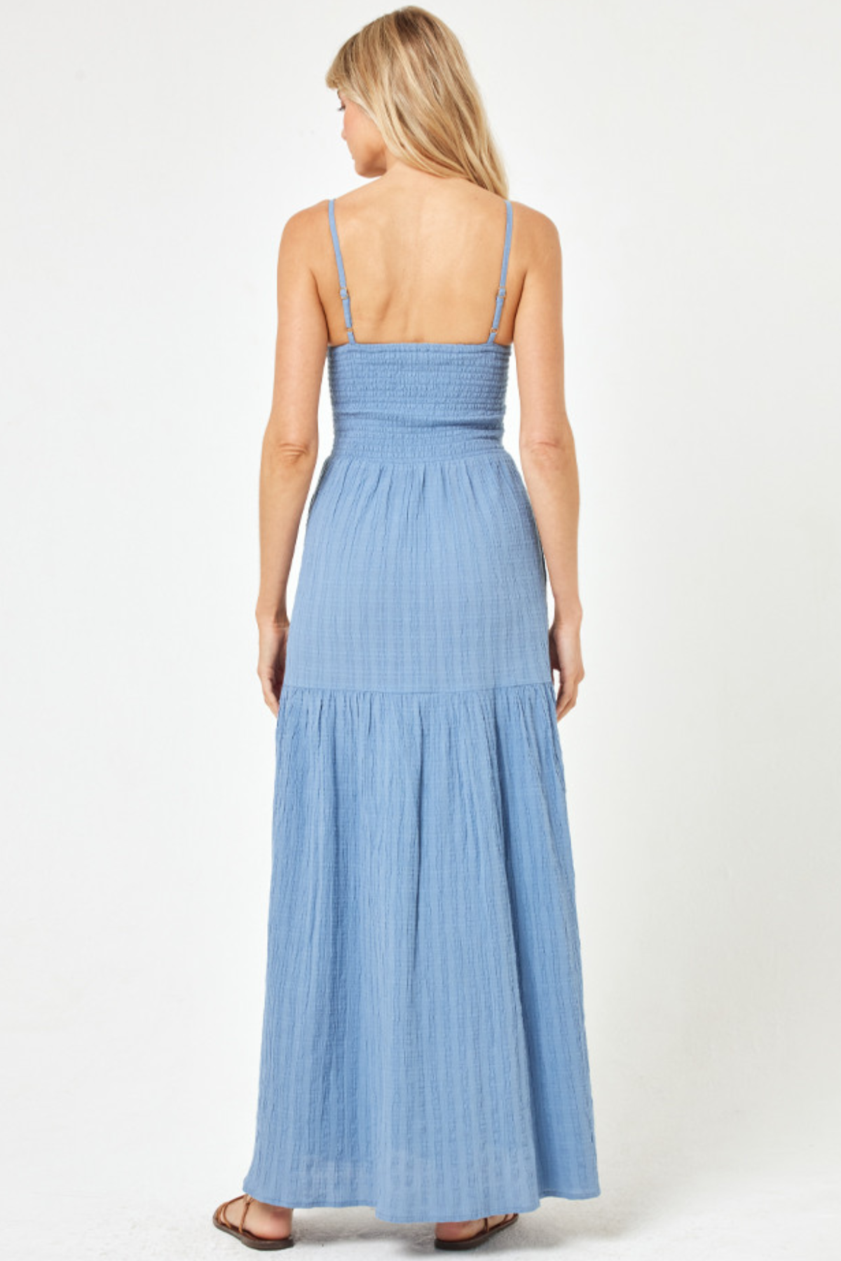 Premium L*Space Mallorca Maxi Dress - Baltic Blue